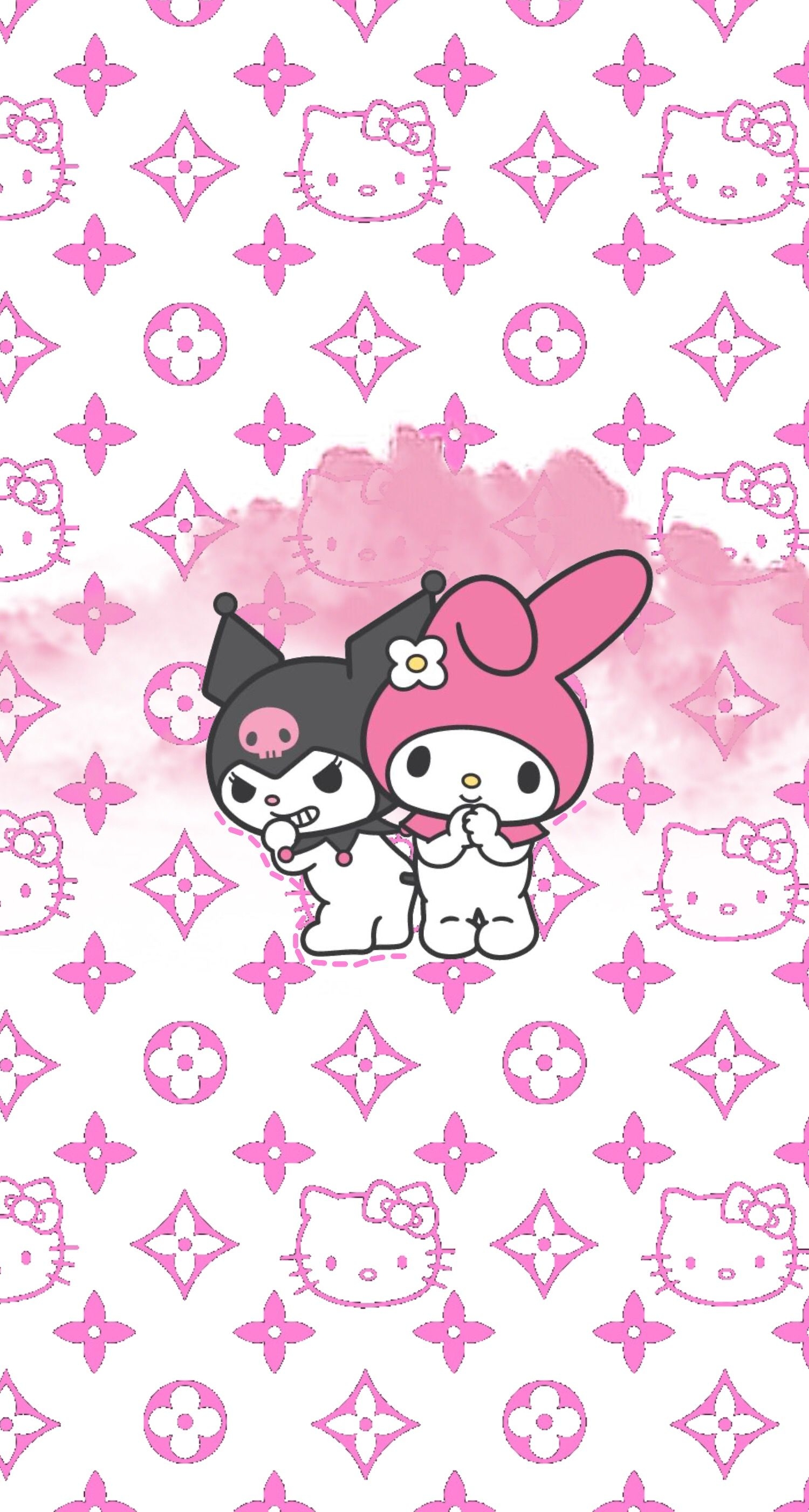 1500x2800 Hello Kitty Grunge Aesthetic Wallpaper, Phone