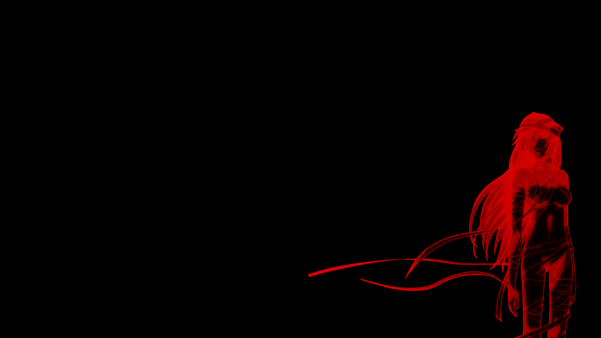 1920x1080 #Nyu, #minimalism, #anime girls, #red, #Elfen Lied, #anime, wallpaper. Mocah.org HD Wallpaper, Desktop