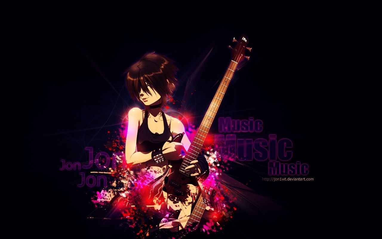 1280x800 Anime Guitar Girl wallpaper wallpaper, Desktop