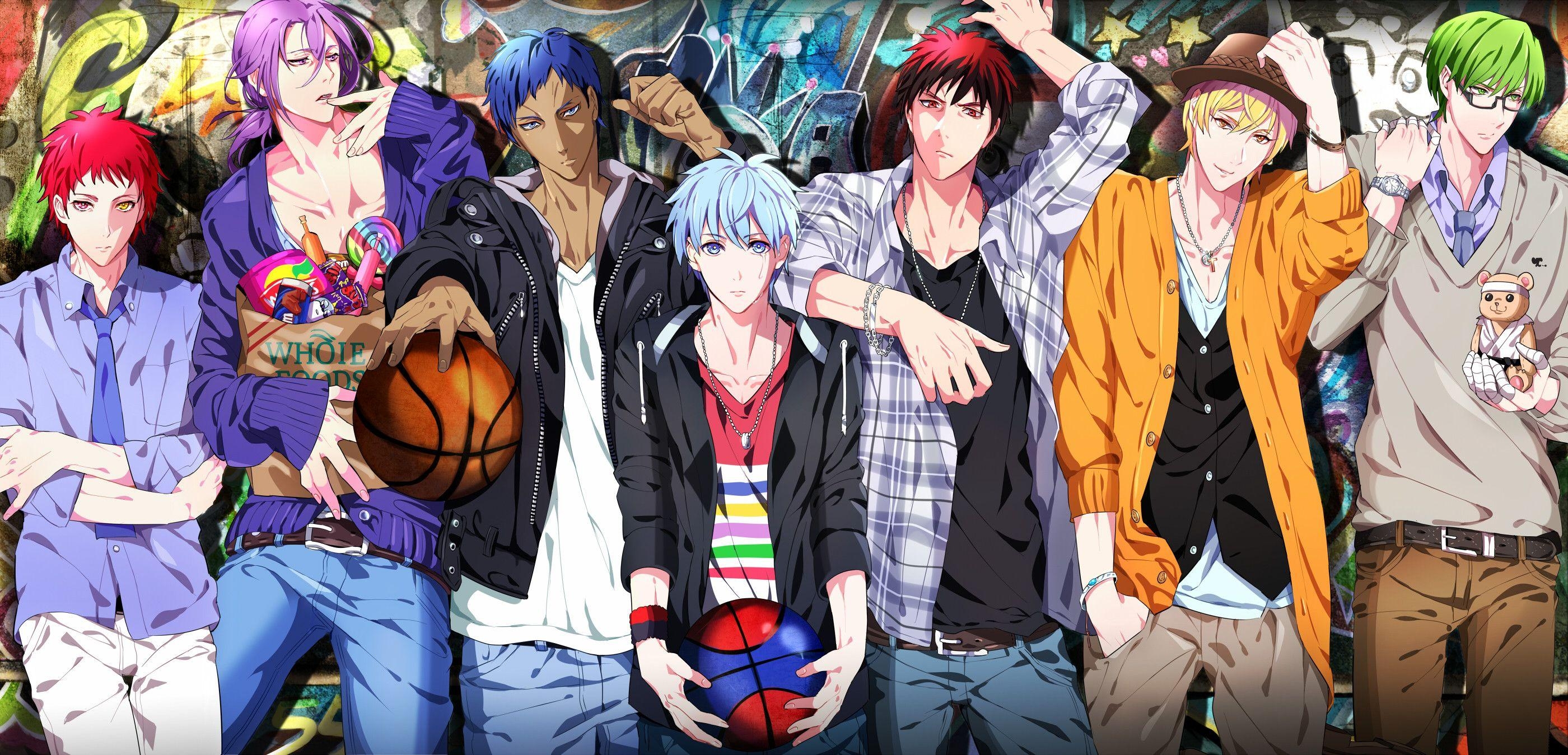 2800x1350 Kuroko Basketball Wallpaper, Dual Screen