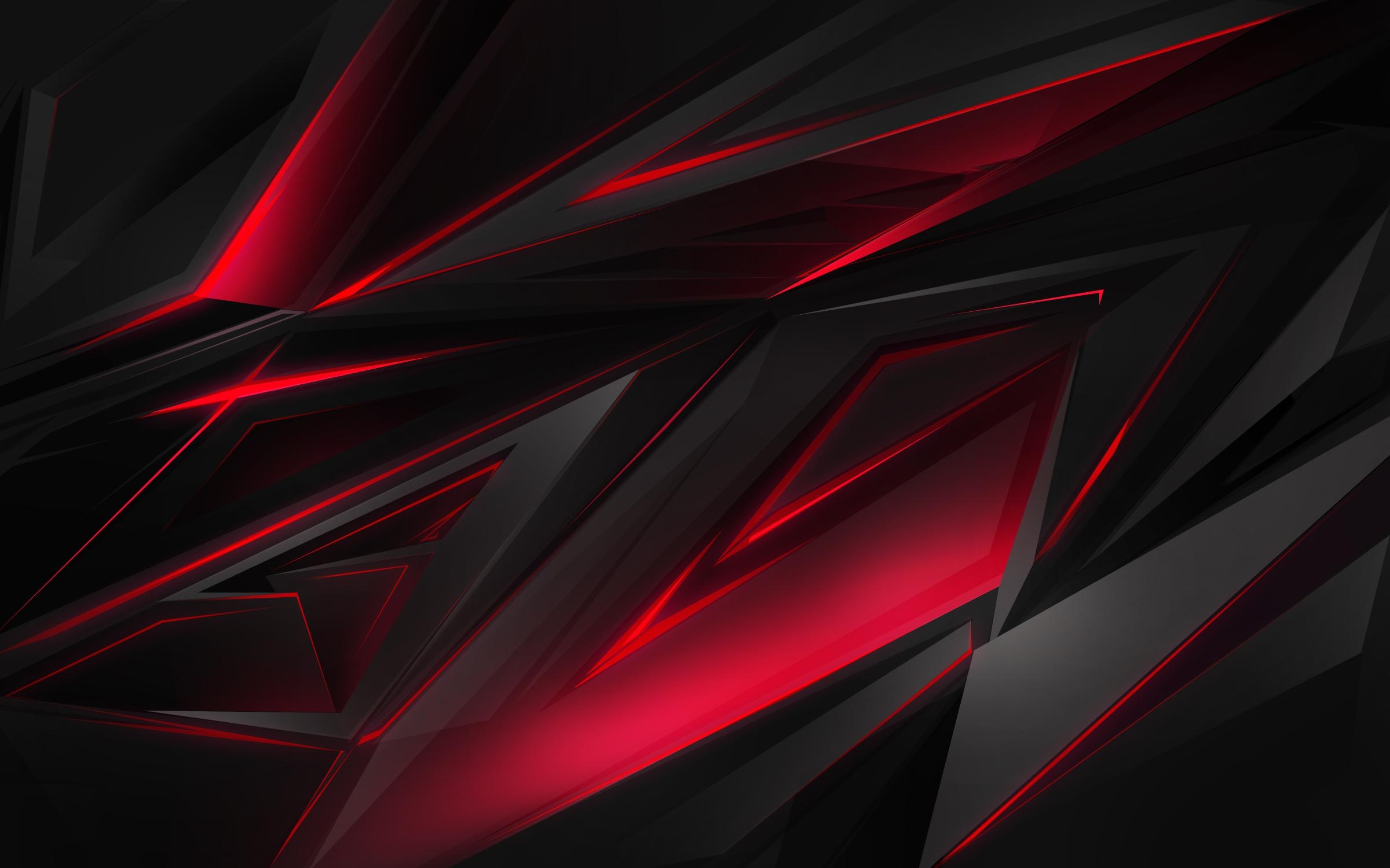 2400x1500 Abstract Dark Red 3D Digital Art, HD Abstract, 4k Wallpaper, Desktop