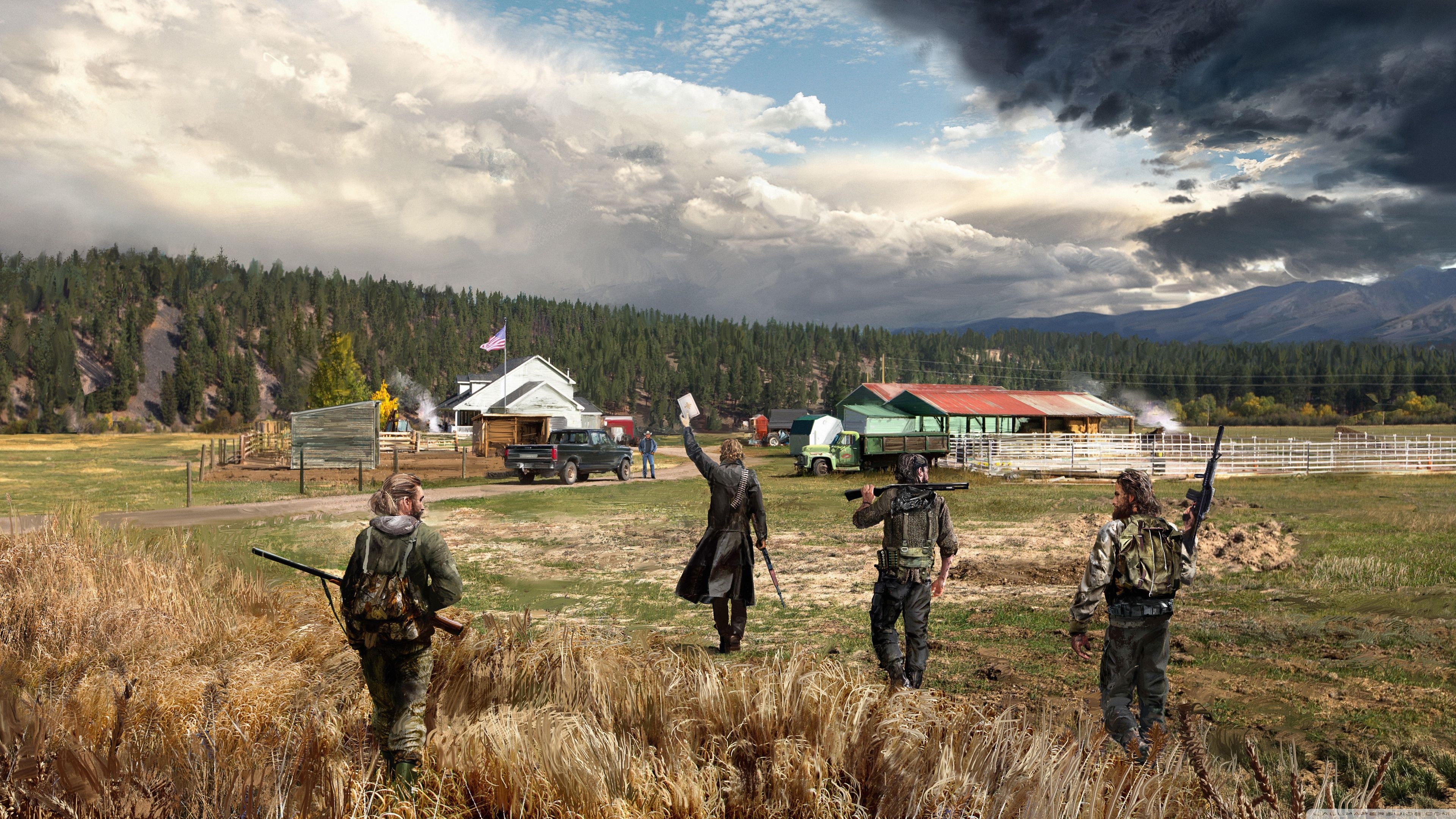 3840x2160 Far Cry 5 Concept Art ❤ 4K HD Desktop Wallpaper for 4K Ultra HD TV, Desktop