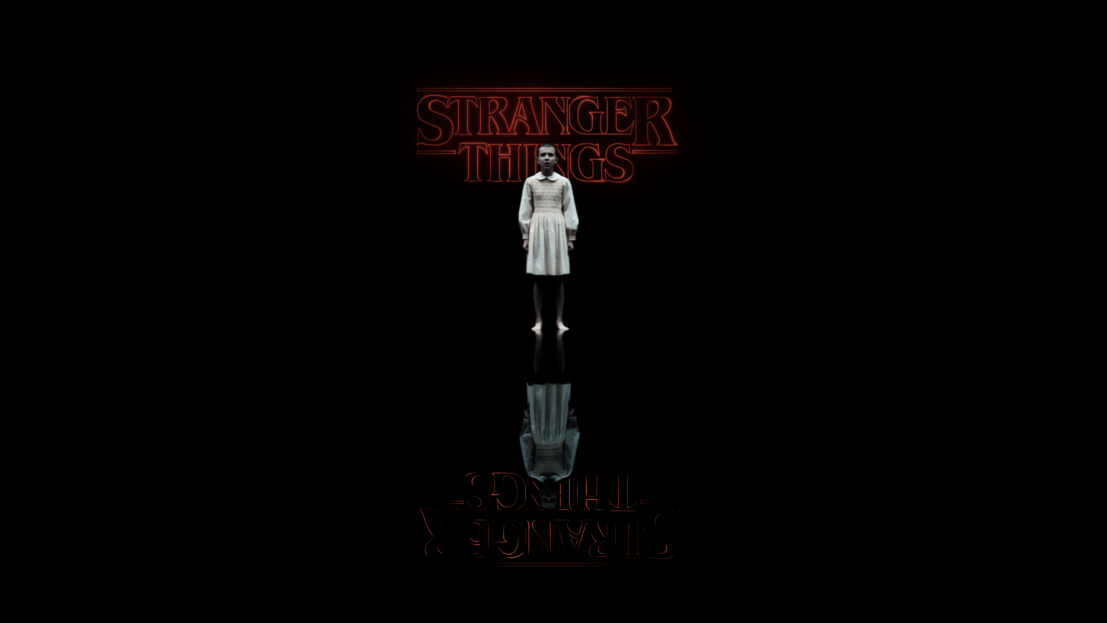 3840x2160 I just made a simple UHD(4k) Stranger Things wallpaper!OC, Desktop