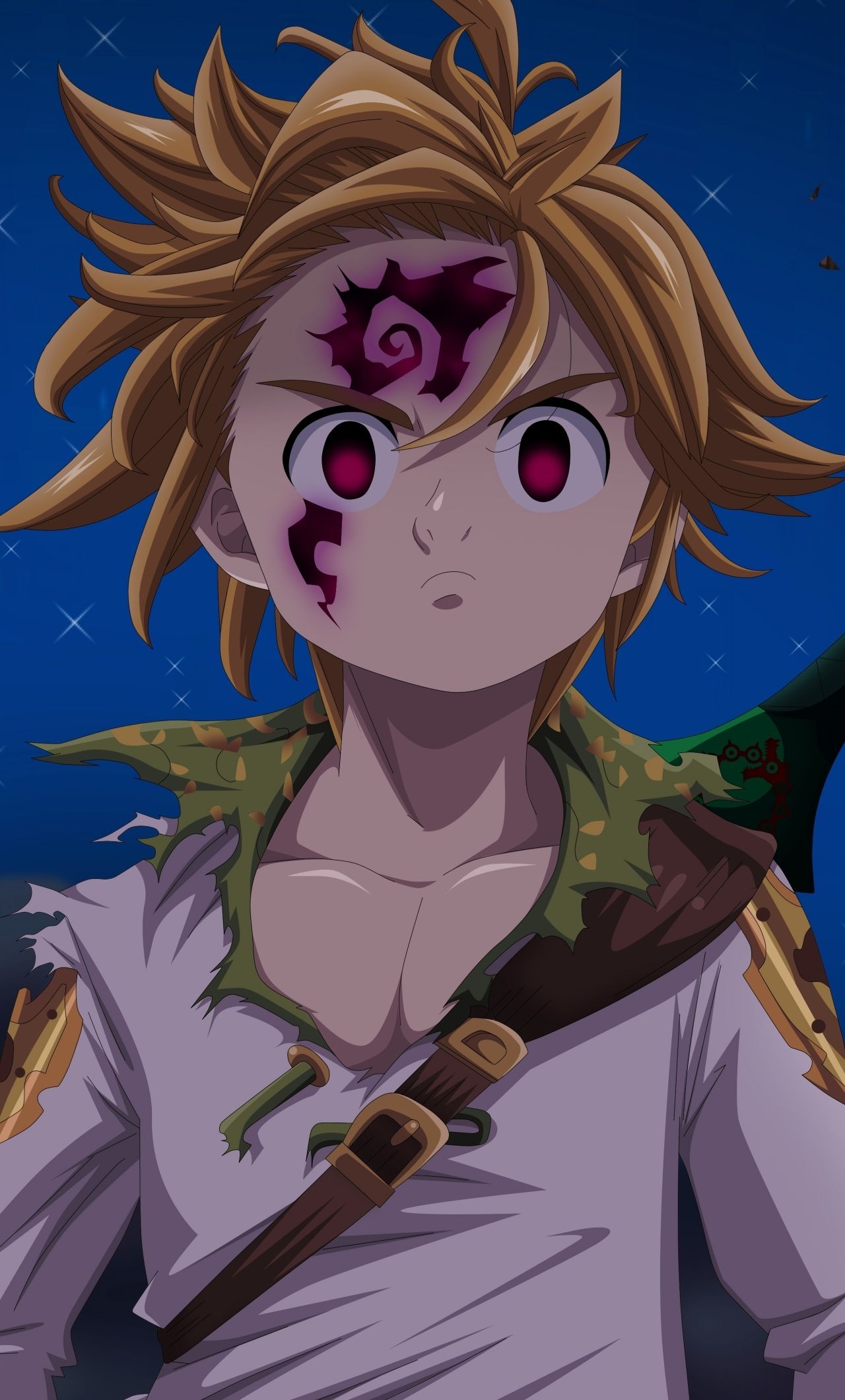 1280x2120 Meliodas From Demon The Seven Deadly Sins iPhone 6 plus Wallpaper, HD Anime 4K Wallpaper, Image, Photo and Background, Phone