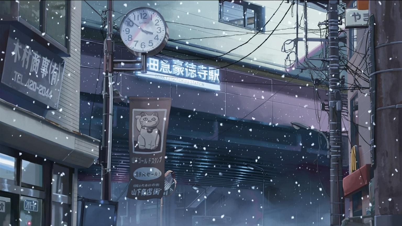 1540x870 Anime Cityscape Wallpaperx864, Desktop