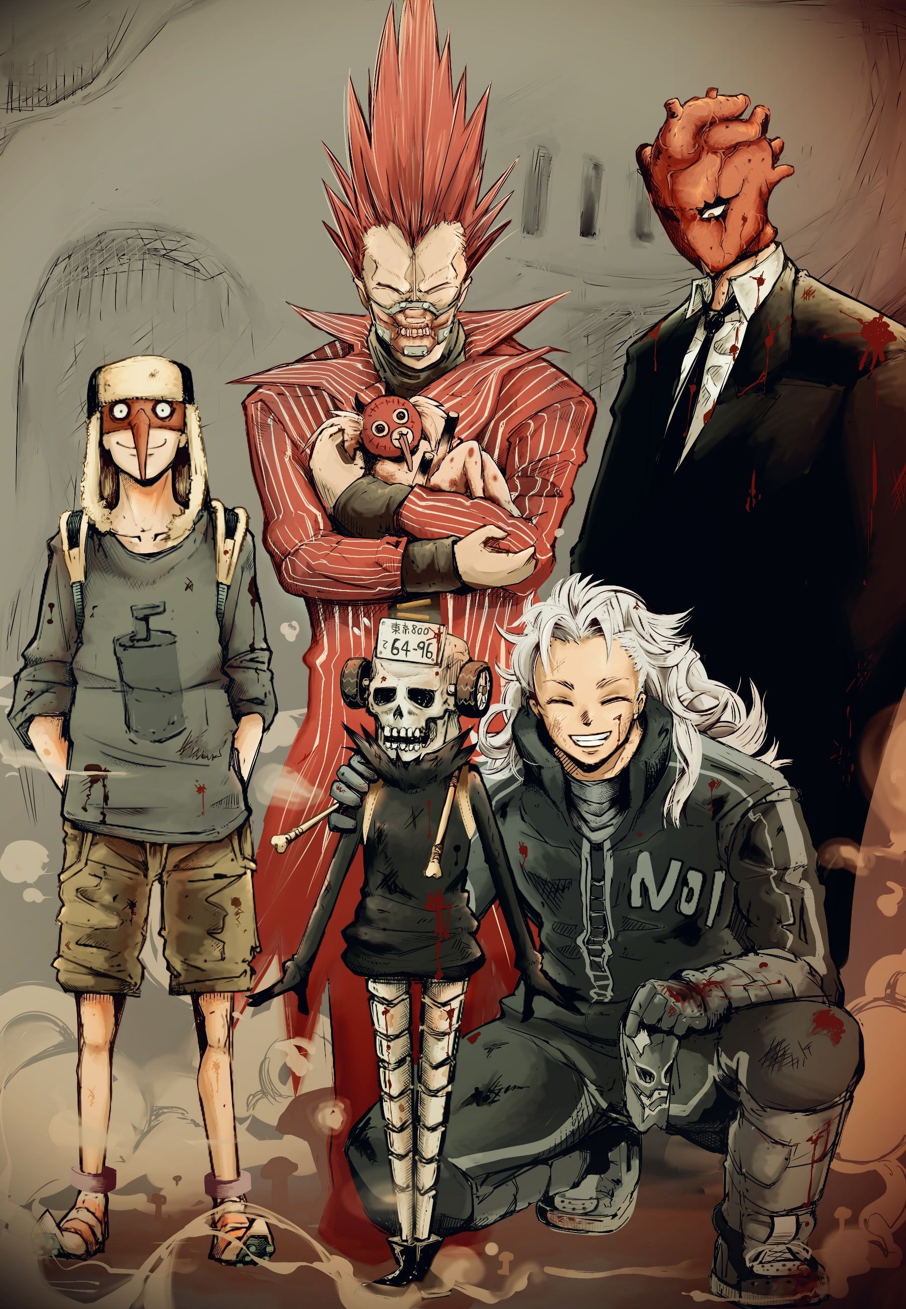 1800x2600 Dorohedoro. Cartoon wallpaper, Phone