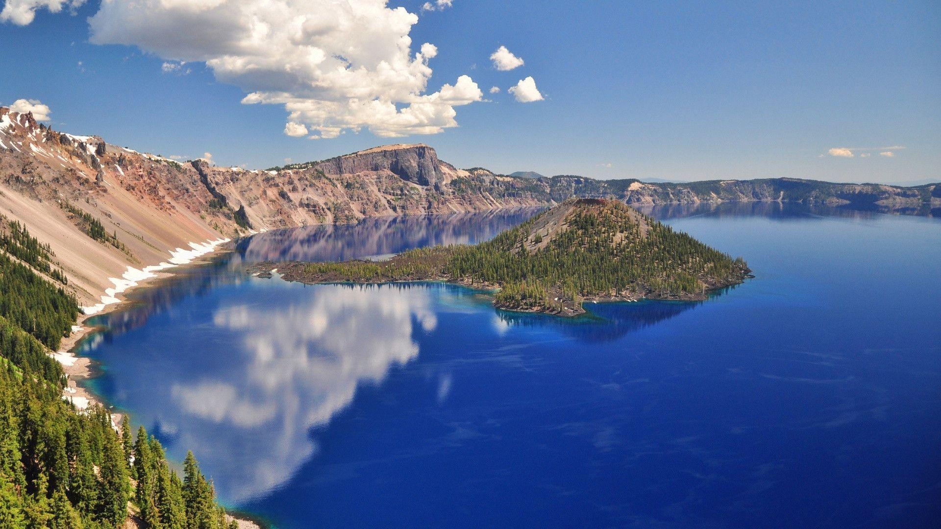 1920x1080 Crater Lake Wallpaper, Desktop