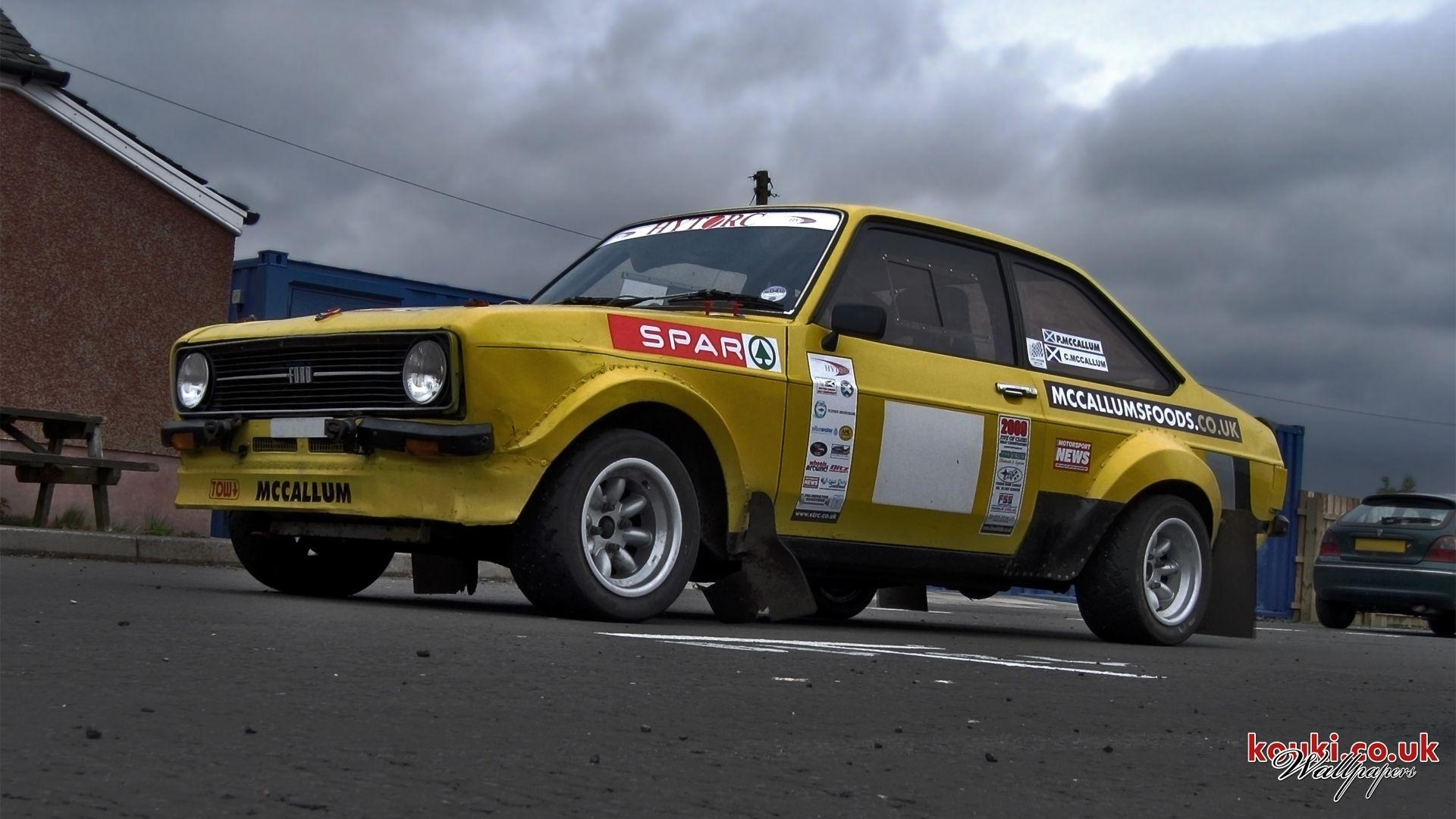 1920x1080 Wallpaper: MK2 Ford Escort at Kames Trackday, Desktop