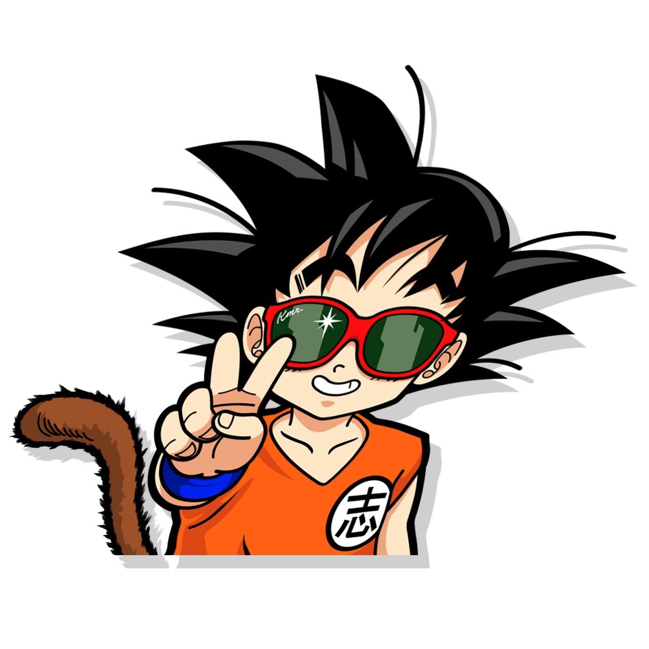 1280x1280 Kid Goku (Bust Decal). Kid goku, Goku wallpaper, Goku pics, Phone