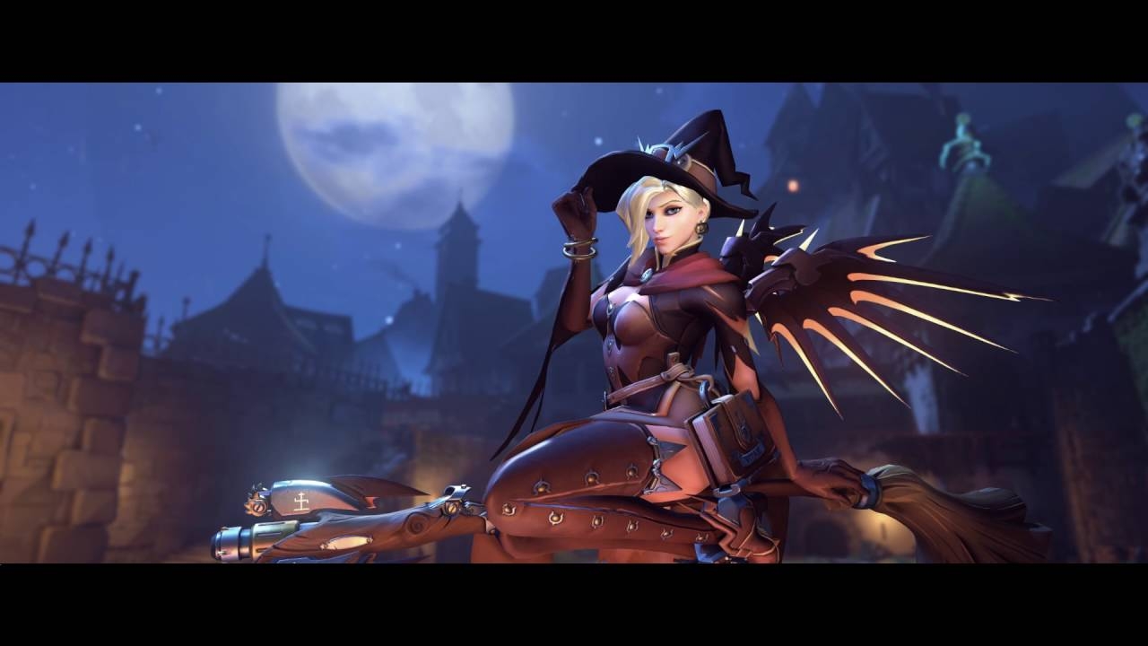 1280x720 Free download Overwatch Mercy Halloween costume Animated wallpaper Ultrawide [] for your Desktop, Mobile & Tablet. Explore Halloween Overwatch Wallpaper. Halloween Overwatch Wallpaper, Overwatch Wallpaper, Overwatch 4K Wallpaper, Desktop