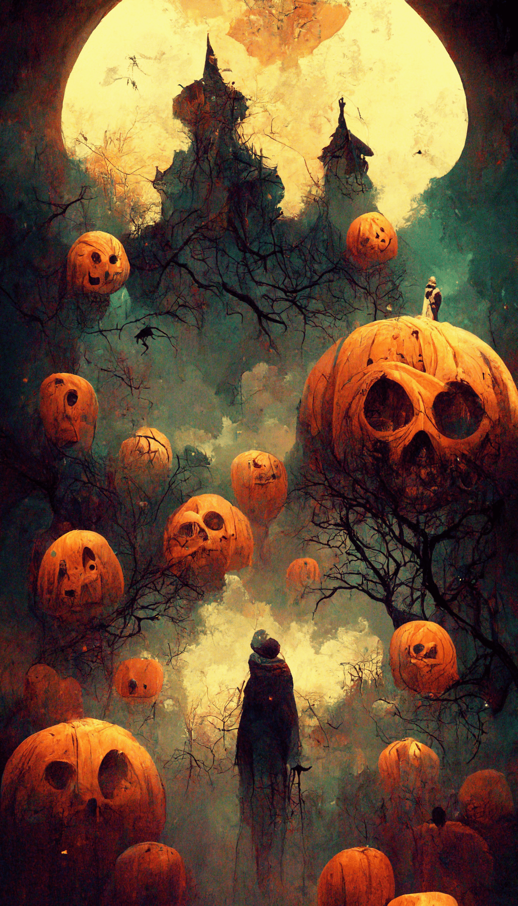 1030x1800 Free 4K Halloween Phone Wallpaper Edition 2023 It Before Me, Phone
