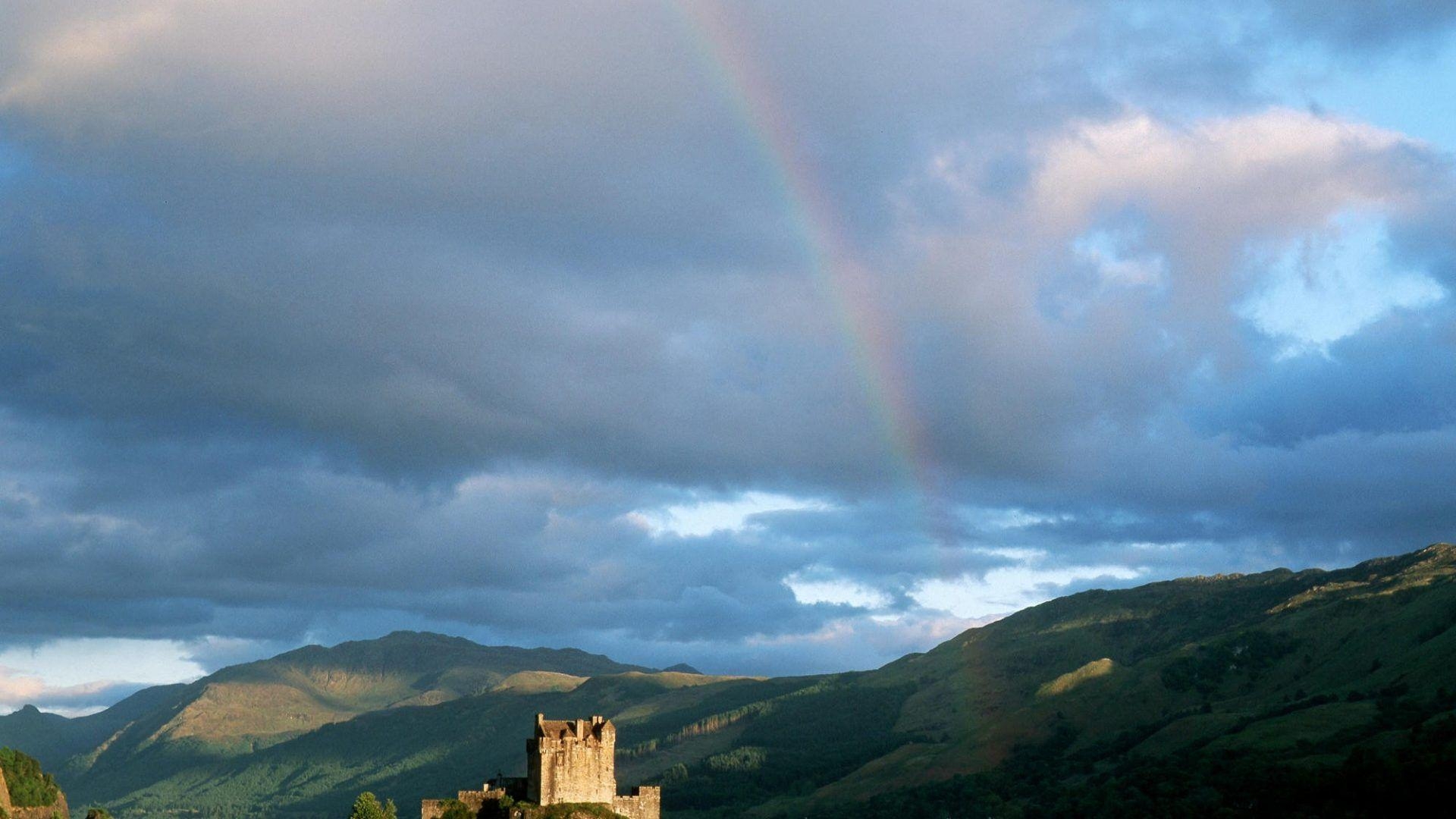 1920x1080 Donan Tag wallpaper: Wonderful Eilean Donan Castle Lake Clouds, Desktop