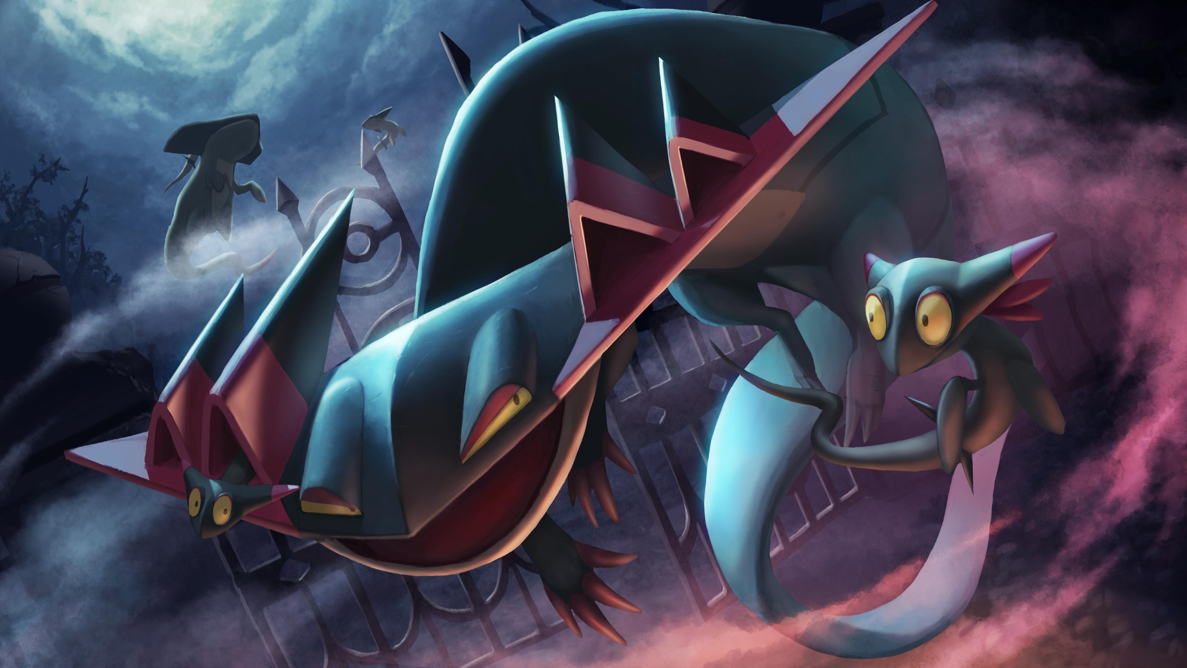 3840x2160 Drakloakémon Sword & Shield Anime Image Board, Desktop