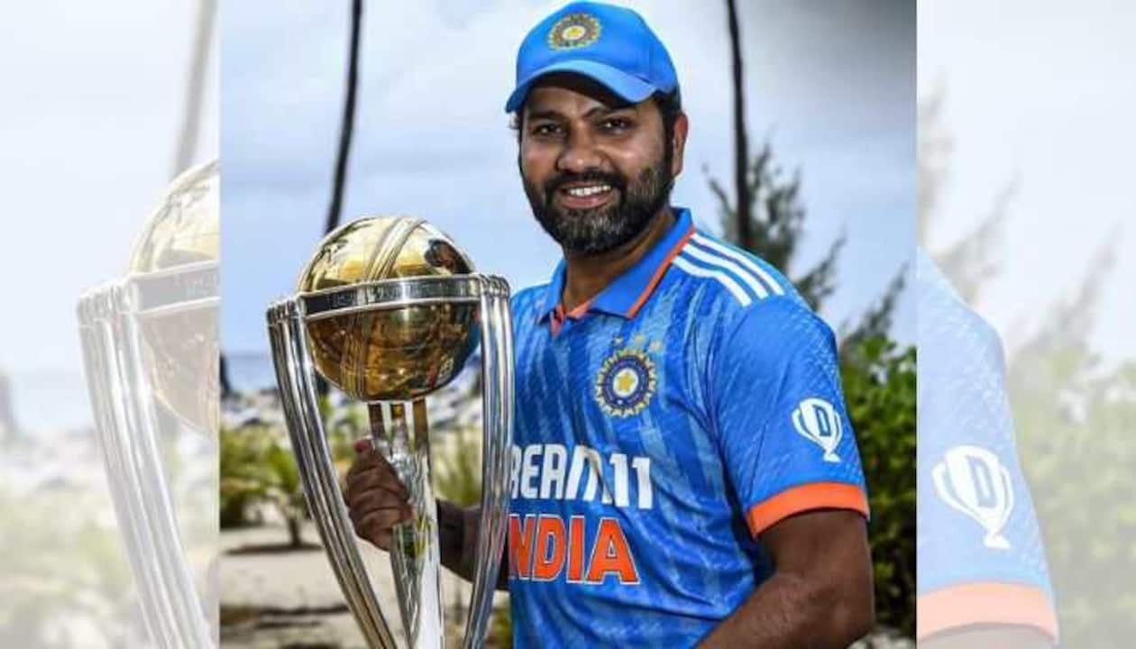 1260x720 Rohit Sharmas First Photo With ICC ODI World Cup 2023 Trophy Goes Viral, Says Never Seen It So Close, Desktop