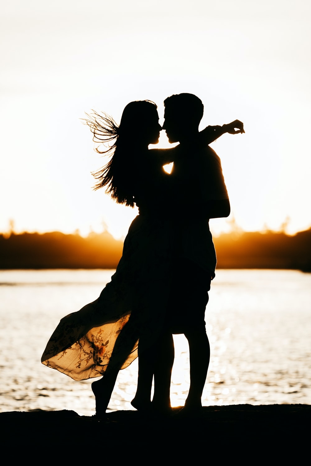 1000x1500 Couple Silhouette Picture. Download Free Image, Phone