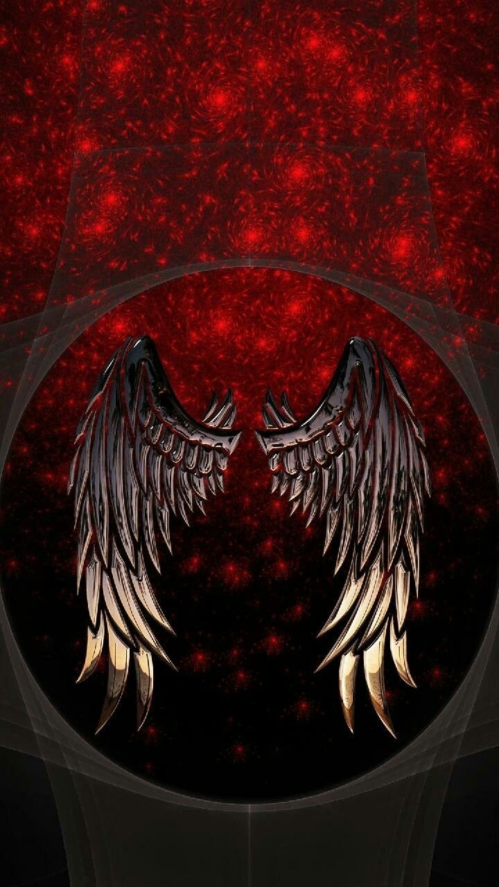 720x1280 Mobile wallpaper. Gothic wallpaper, Wings, Phone