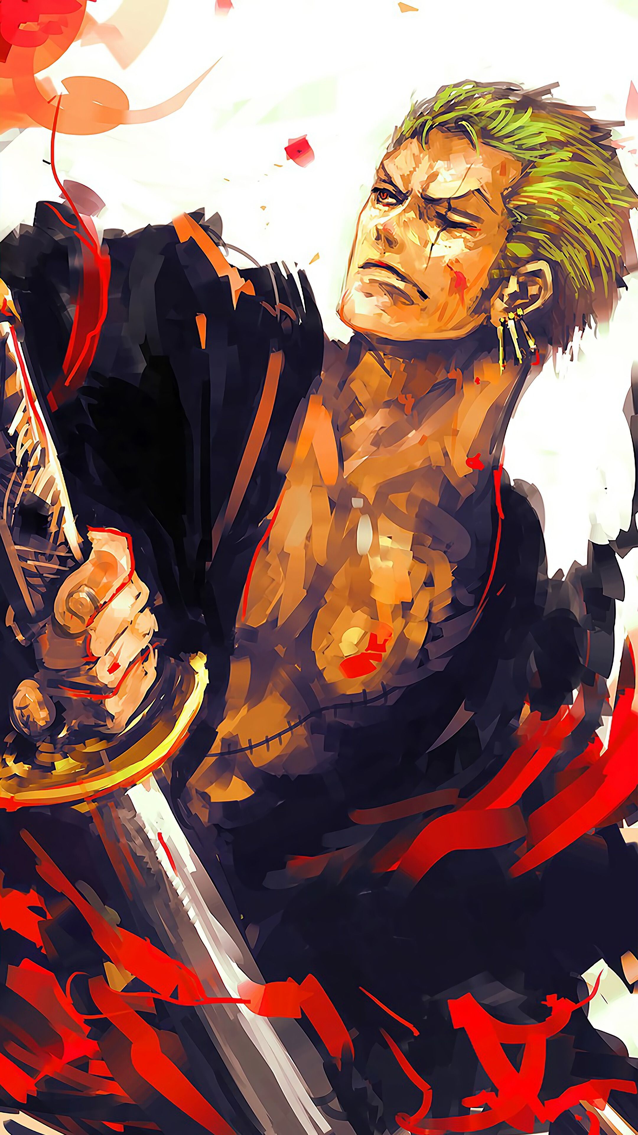 2160x3840 Zoro, Art, One Piece, 4K iPhone 6s, 6 HD Wallpaper, Image, Background, Photo and Picture. Mocah.org HD Wallpaper, Phone