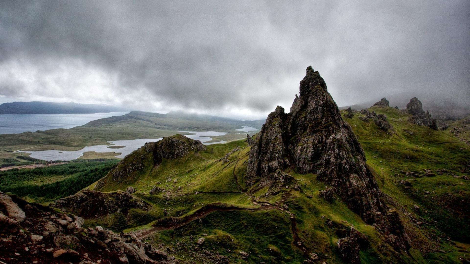 1920x1080 Highlands scottish mountains natural wallpaper, Desktop