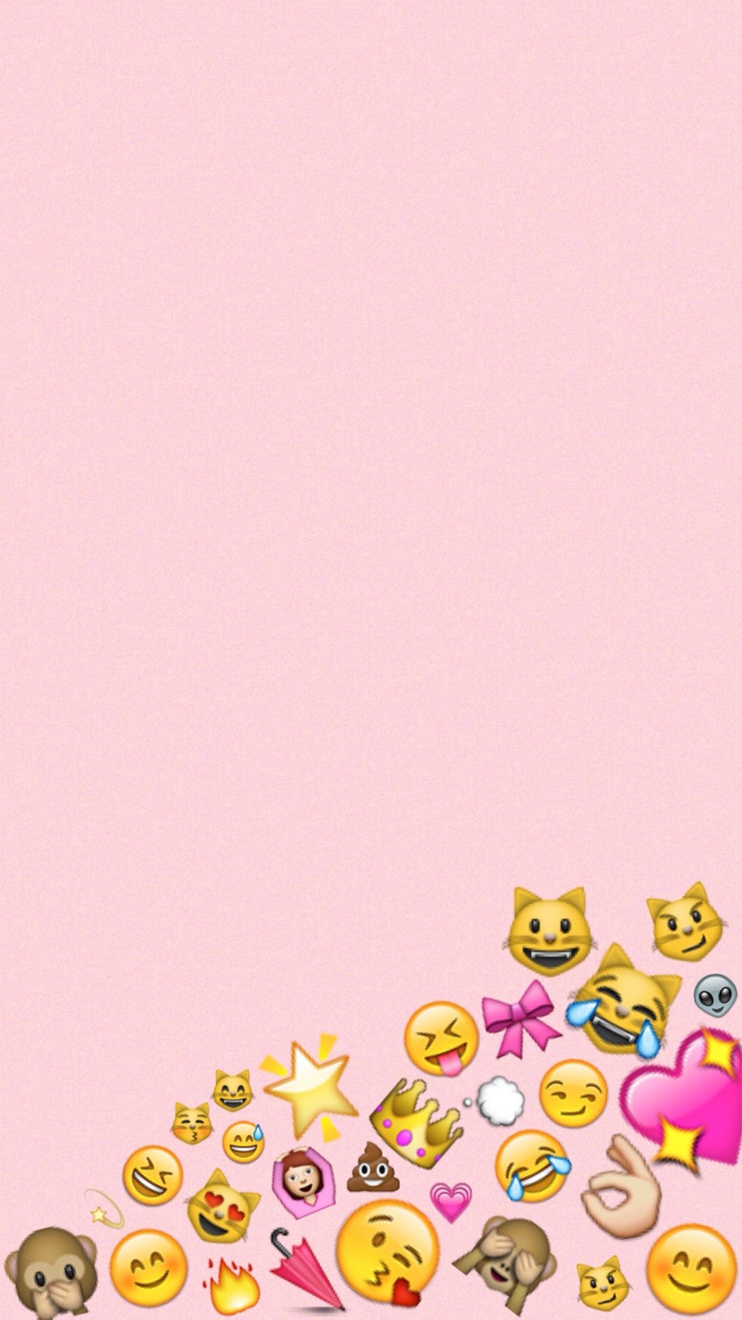 1080x1920 Cute Emoji Wallpaper, Phone