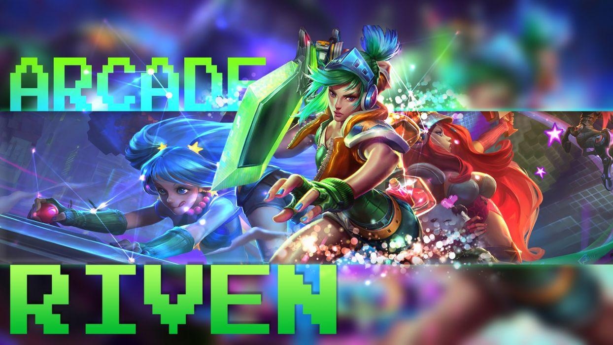 1250x700 Arcade Riven Skin Of Legends wallpaperx1080, Desktop