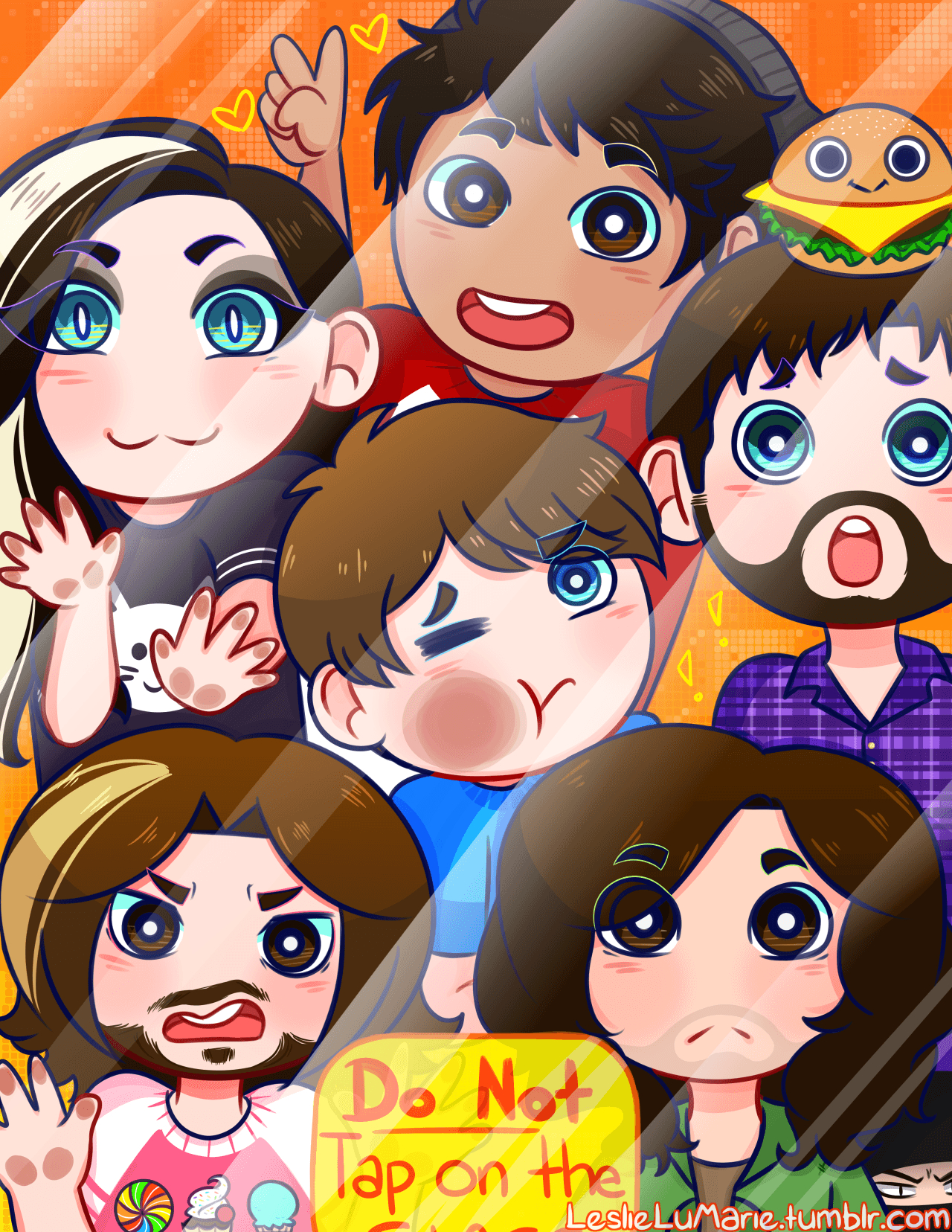 1280x1660 leslielumarie: “Grumps!”My submission for the Game Grumps, Phone