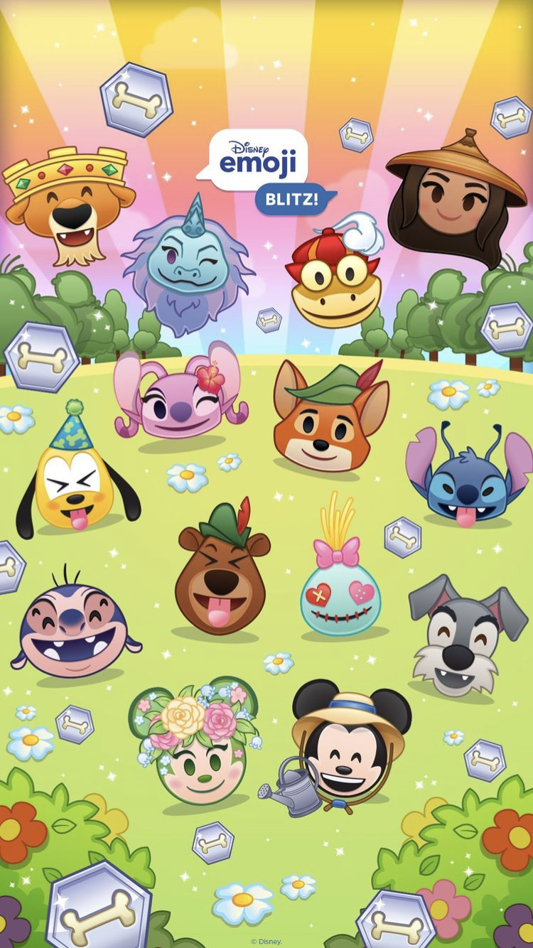 750x1340 Disney Emoji Blitz March Wallpaper / Fondo de pantalla Disney. Disney emoji, Disney wallpaper, Disney emoji blitz, Phone