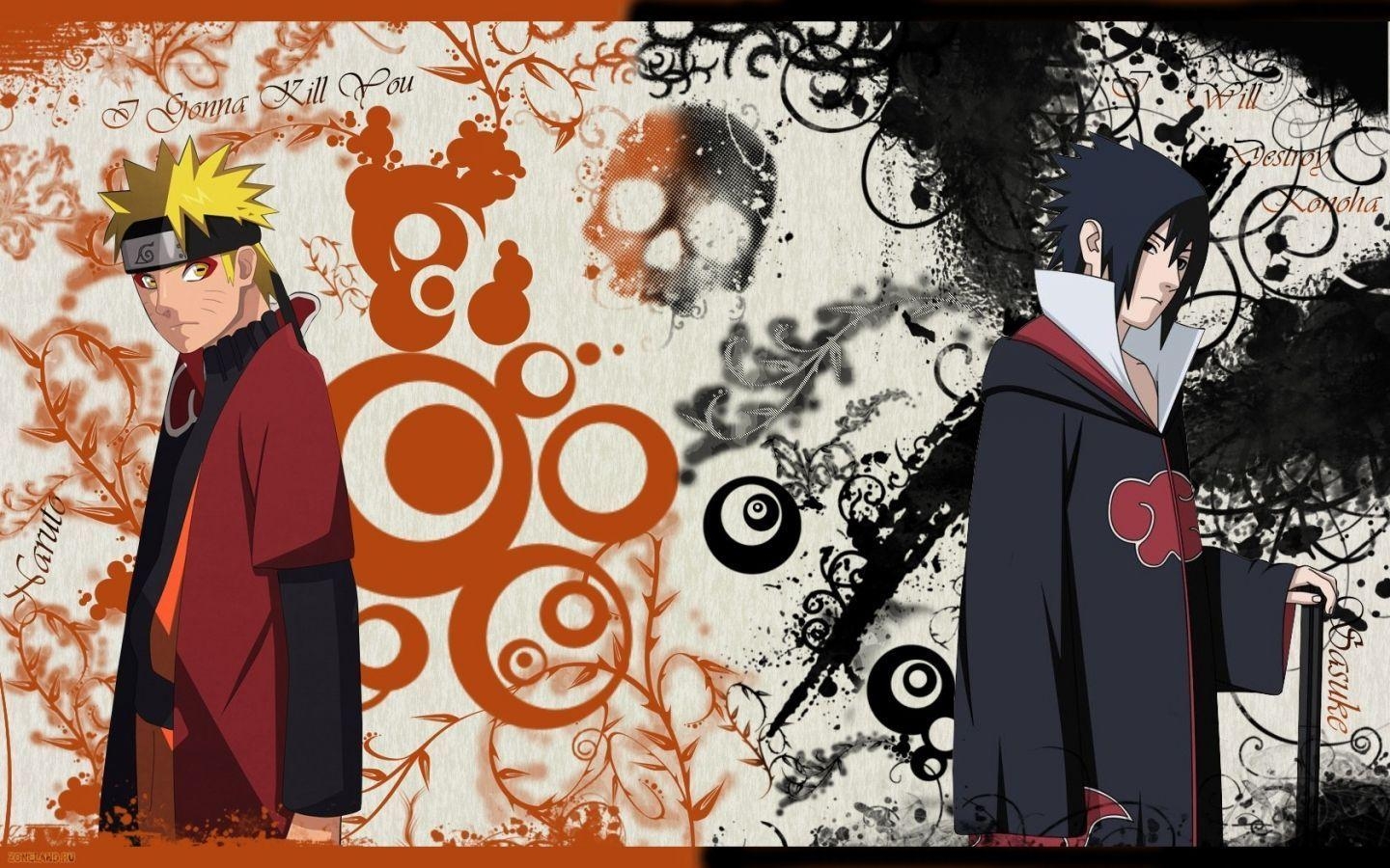 1440x900 Naruto Vs Sasuke Wallpaper, Desktop