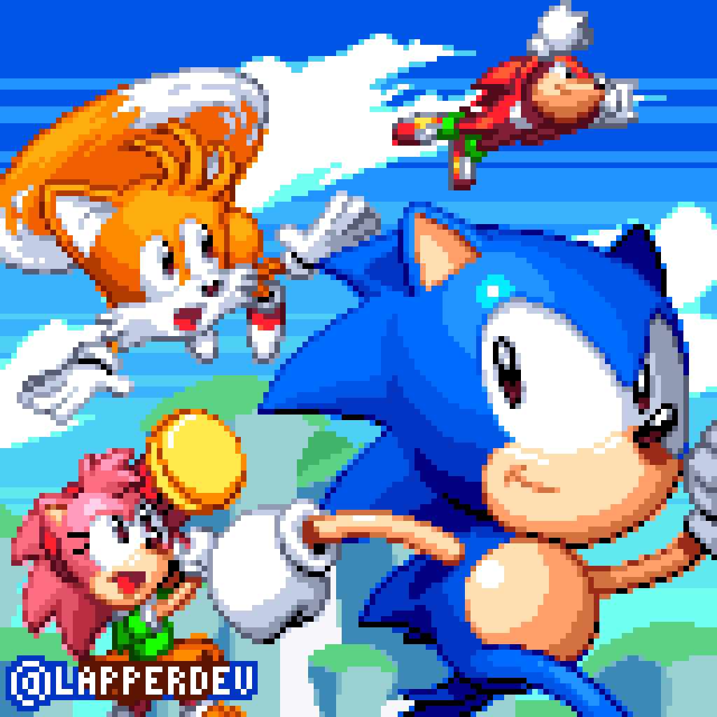 1030x1030 Sonic Superstars Fanart, Phone