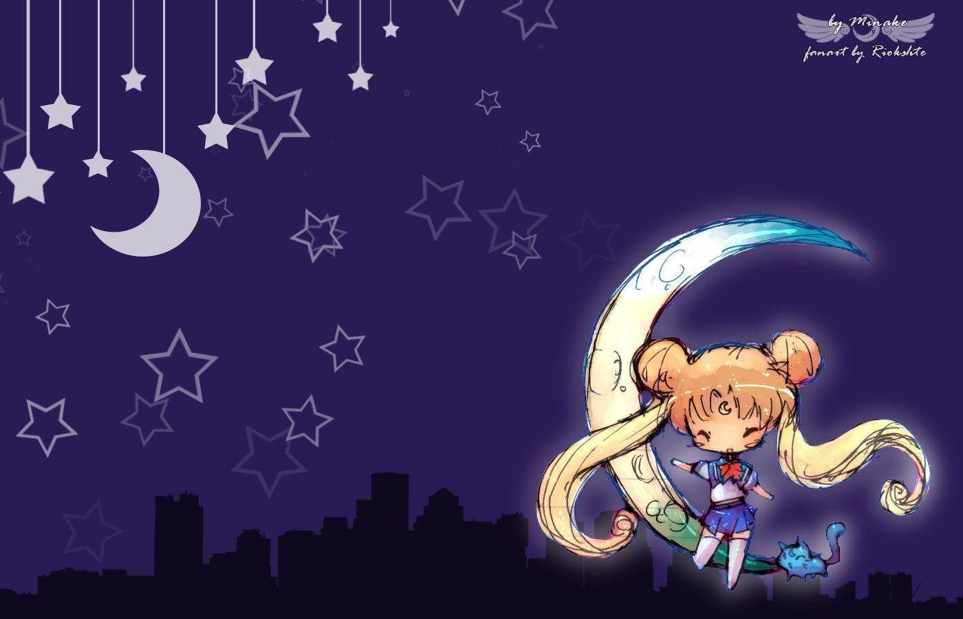 1400x900 Cute Sailor Moon Desktop Wallpaper Free Cute Sailor Moon Desktop Background, Desktop