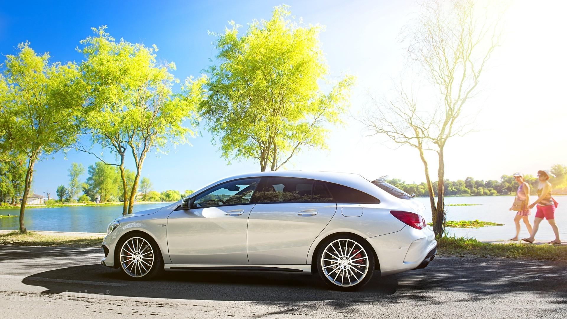 1920x1080 Mercedes Benz CLA45 AMG Shooting Brake HD Wallpaper: Fashion, Desktop