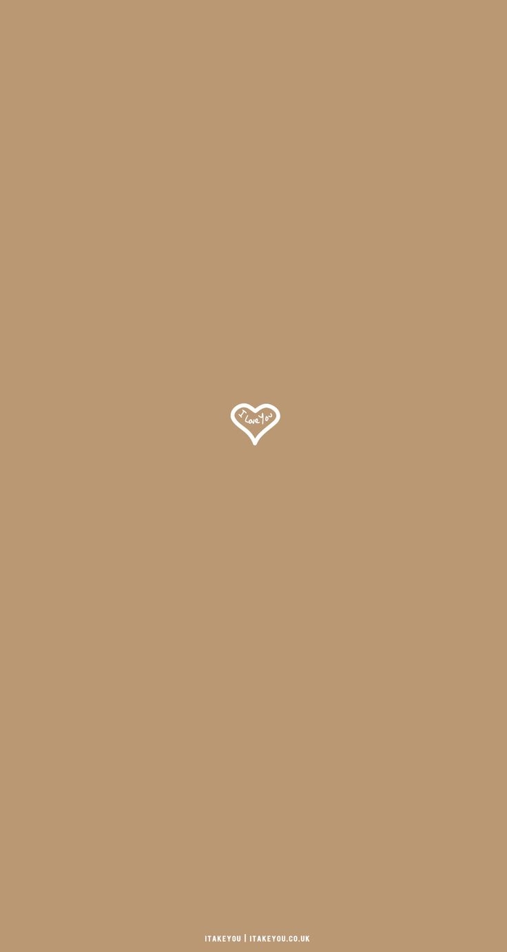 740x1390 Cute Brown Aesthetic Wallpaper for Phone, Love Heart. Aesthetic wallpaper, Phone wallpaper, Brown wallpaper, Phone