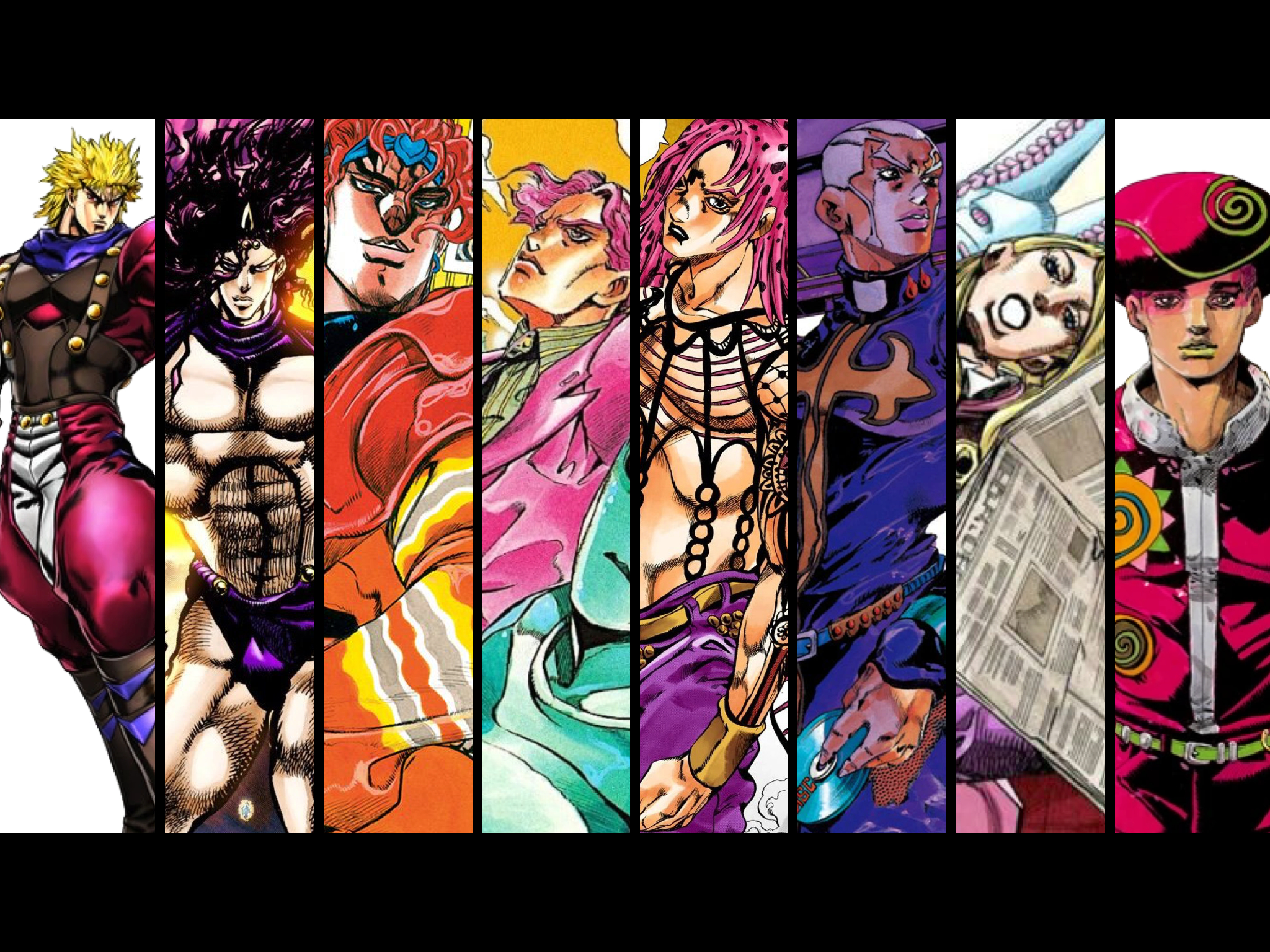 2050x1540 I made a wallpaper of all jojo villains, Desktop