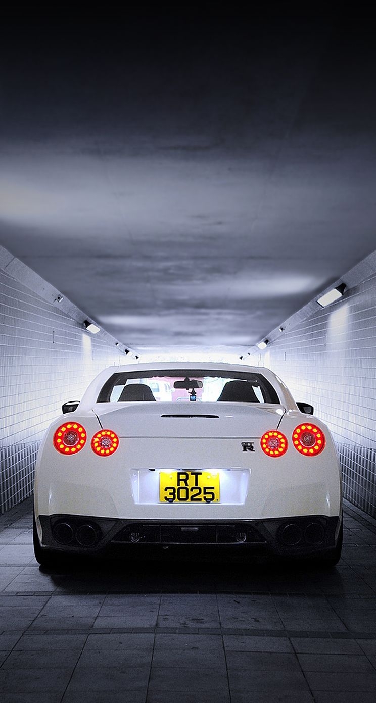 750x1400 Free download White Nissan GTR iPhone 5 Parallax Wallpaper  [] for your Desktop, Mobile & Tablet. Explore GTR Phone Wallpaper. Nissan Skyline Wallpaper, Nissan Gt R Wallpaper, R32 GTR Wallpaper, Phone