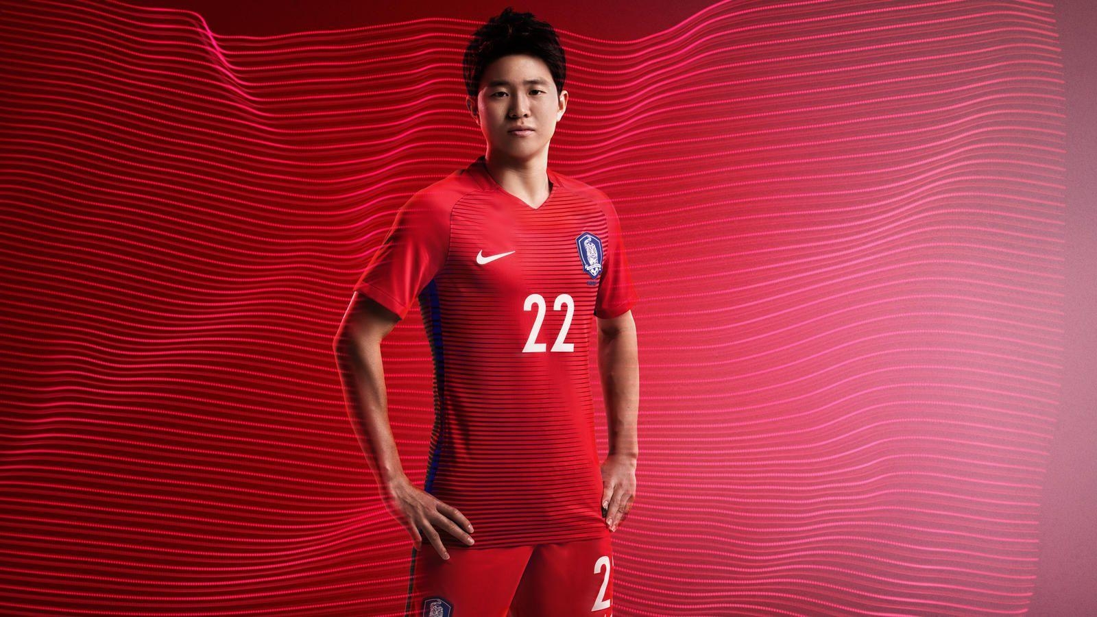 1600x900 South Korea 2016 National Football Kits, Desktop