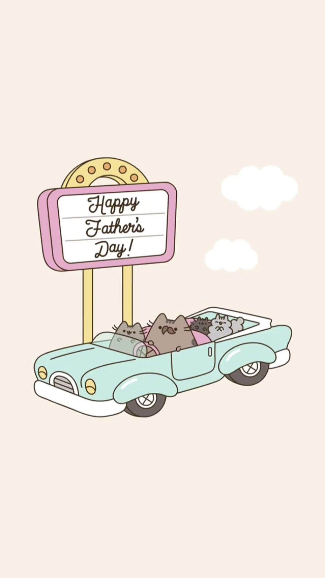 1250x2210 Free download pusheen the cat iphone wallpaper Pusheen cute Pusheen cat Cute [] for your Desktop, Mobile & Tablet. Explore Pusheen Father's Day Wallpaper. Pusheen Father's Day Wallpaper, Snoopy, Phone