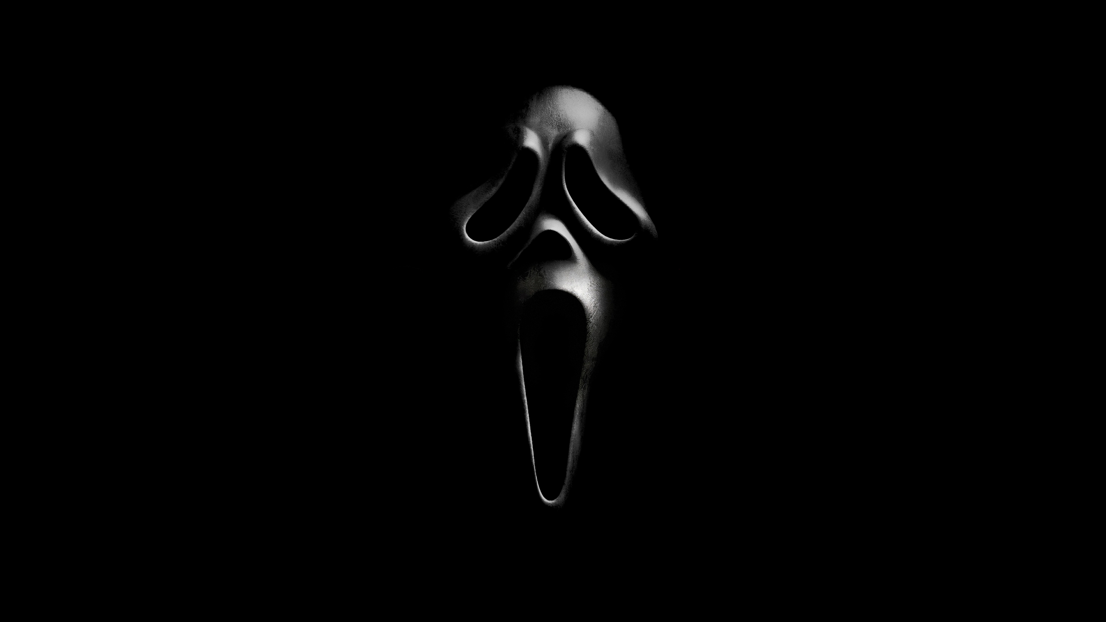 3840x2160 Scream Wallpaper 4K, Ghostface, 2022 Movies, Black Dark, Desktop