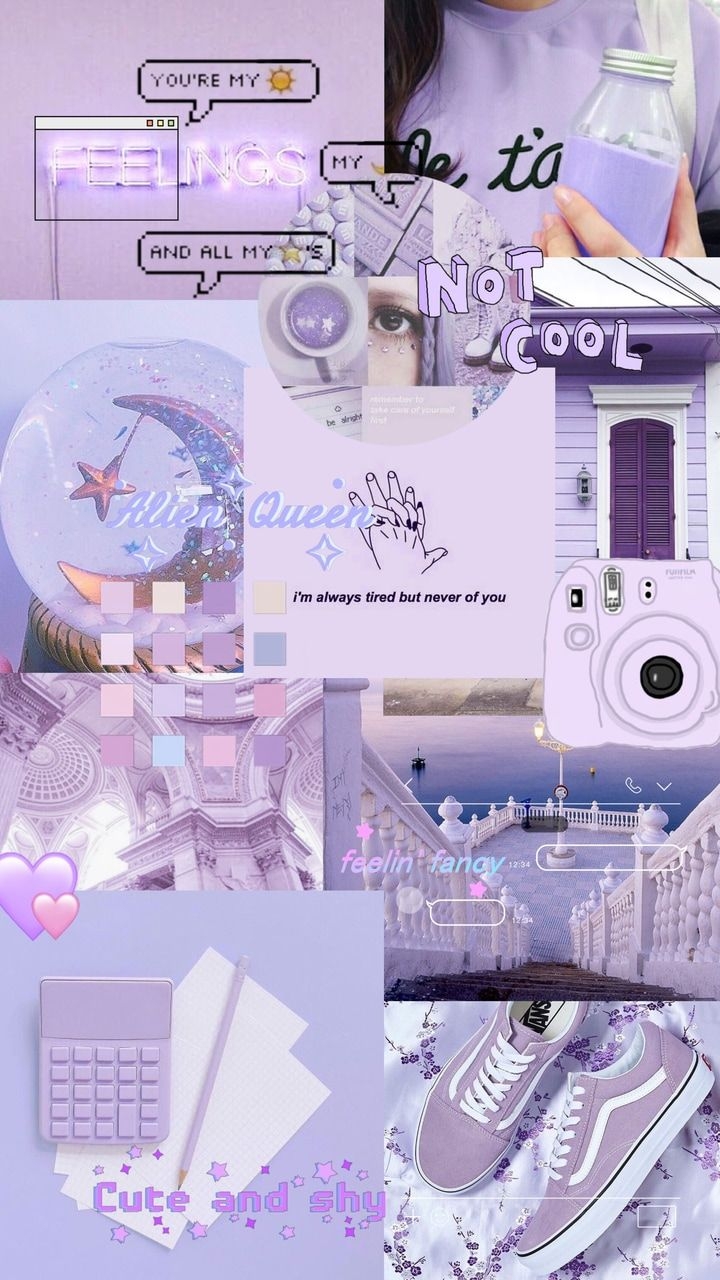 720x1280 Purple pastel, Phone