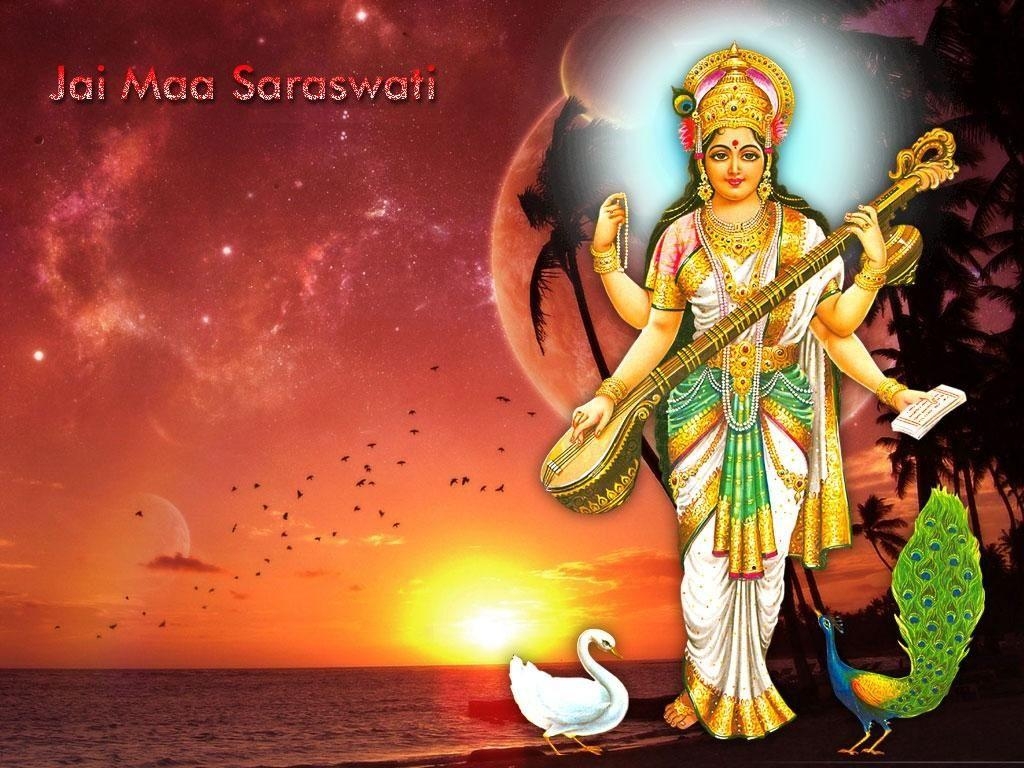 1030x770 Maa Saraswati HD Wallpaper Ki Devi Hindu Goddess, Desktop