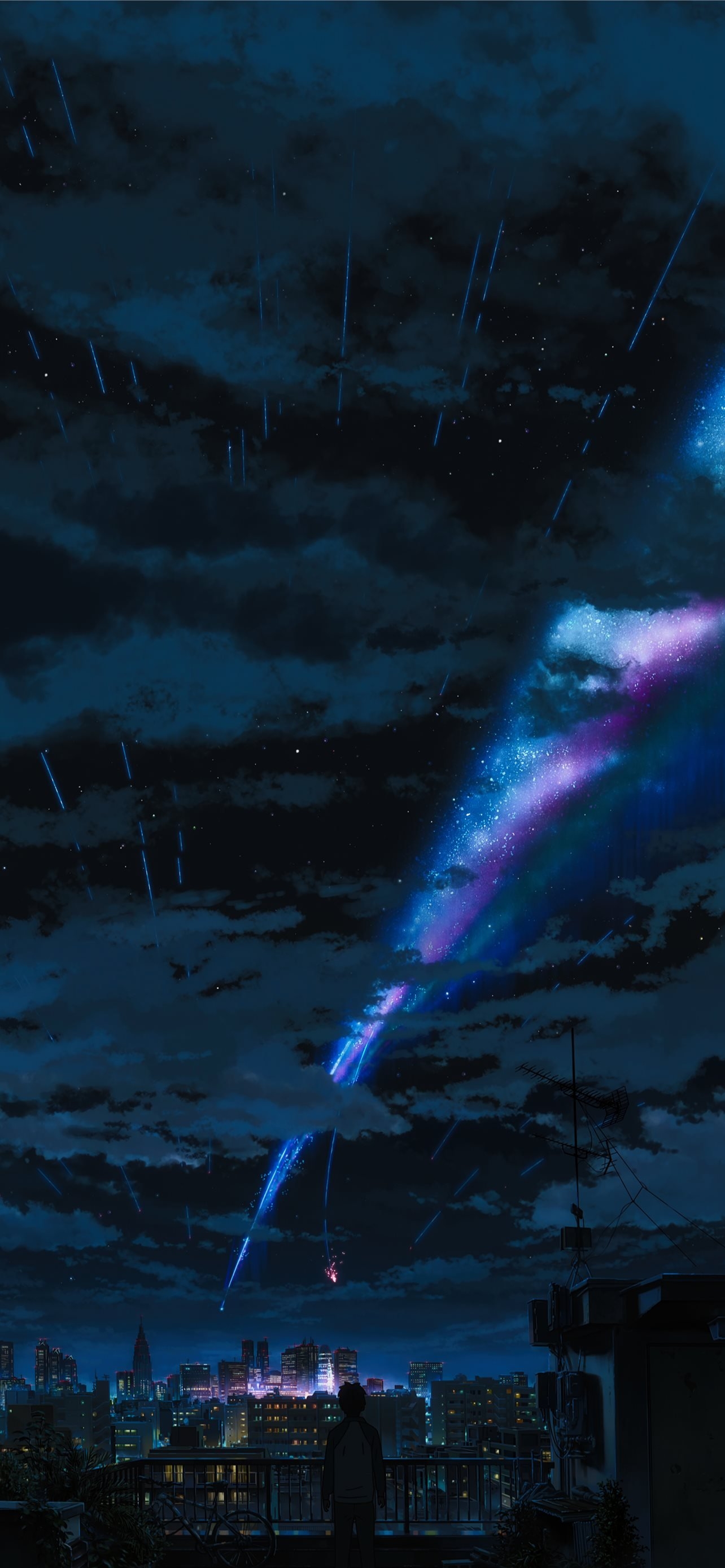 1290x2780 Comets Your Name Anime iPhone Wallpaper Free Download, Phone