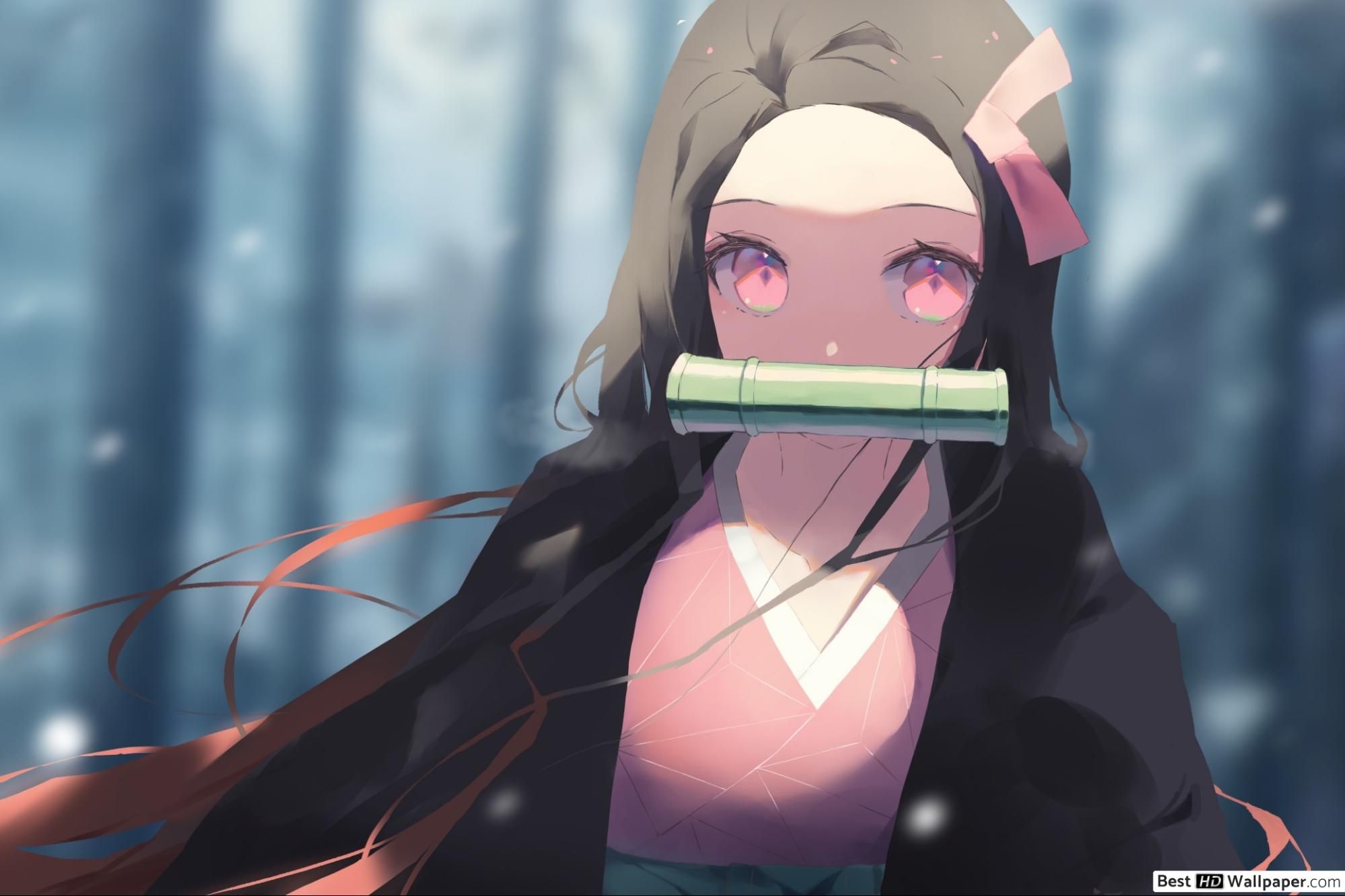 2000x1340 Demon Slayer No Yaiba, Nezuko Kamado HD wallpaper download, Desktop