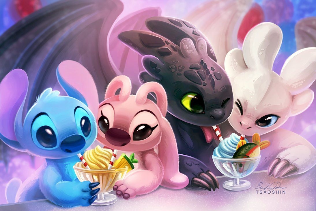 1100x730 Toothless and Stitch Laptop Wallpaper Free Toothless and Stitch Laptop Background, Desktop