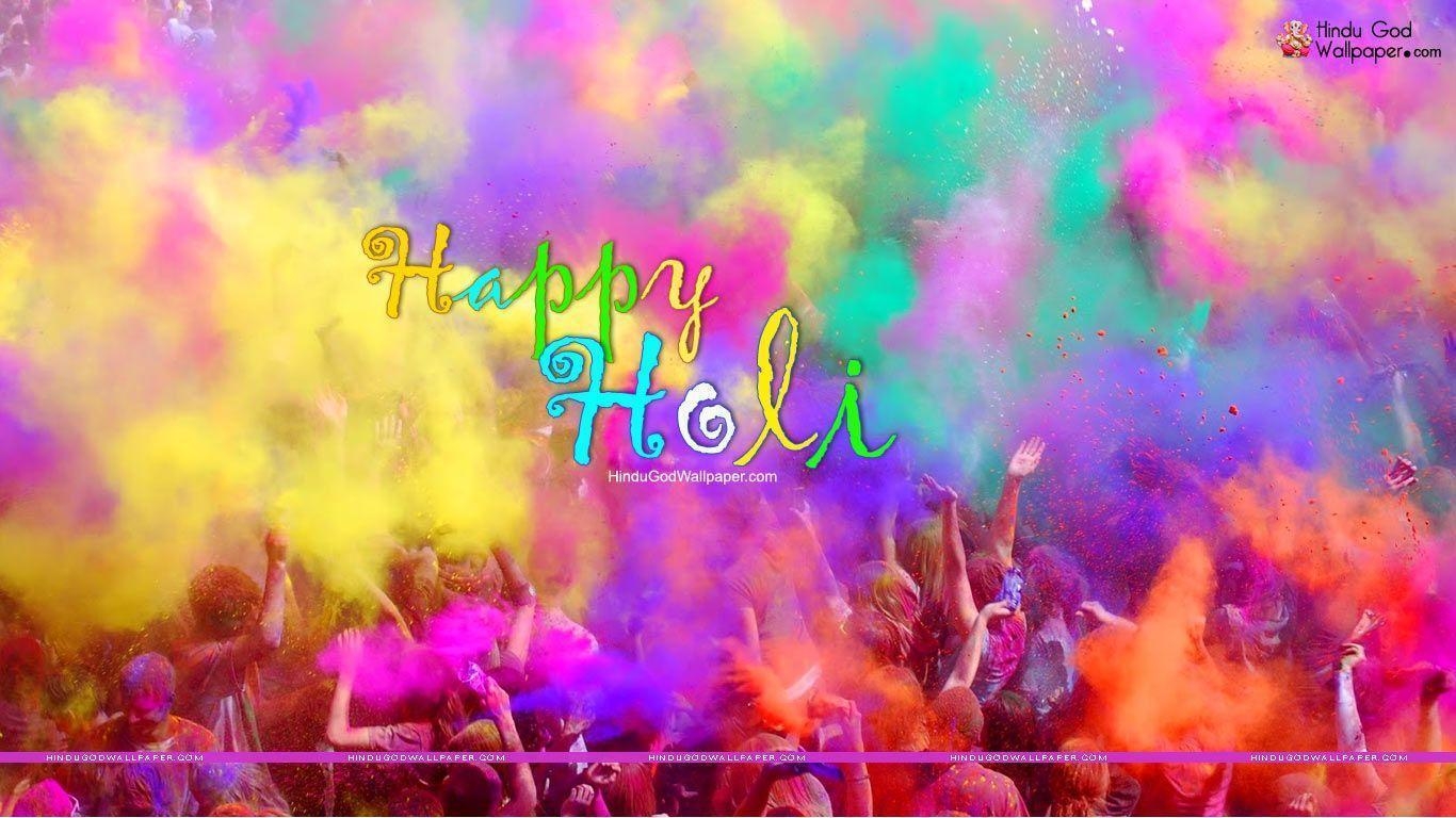 1370x770 Colourful Holi Wallpaper HD for Desktop Free Download, Desktop