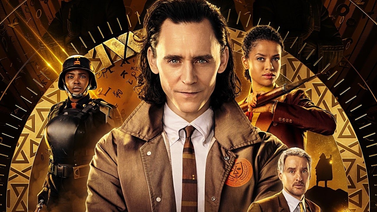 1280x720 New Loki Poster Shows Off the Series' Characters (Including a Mysterious Cartoon Clock), Desktop