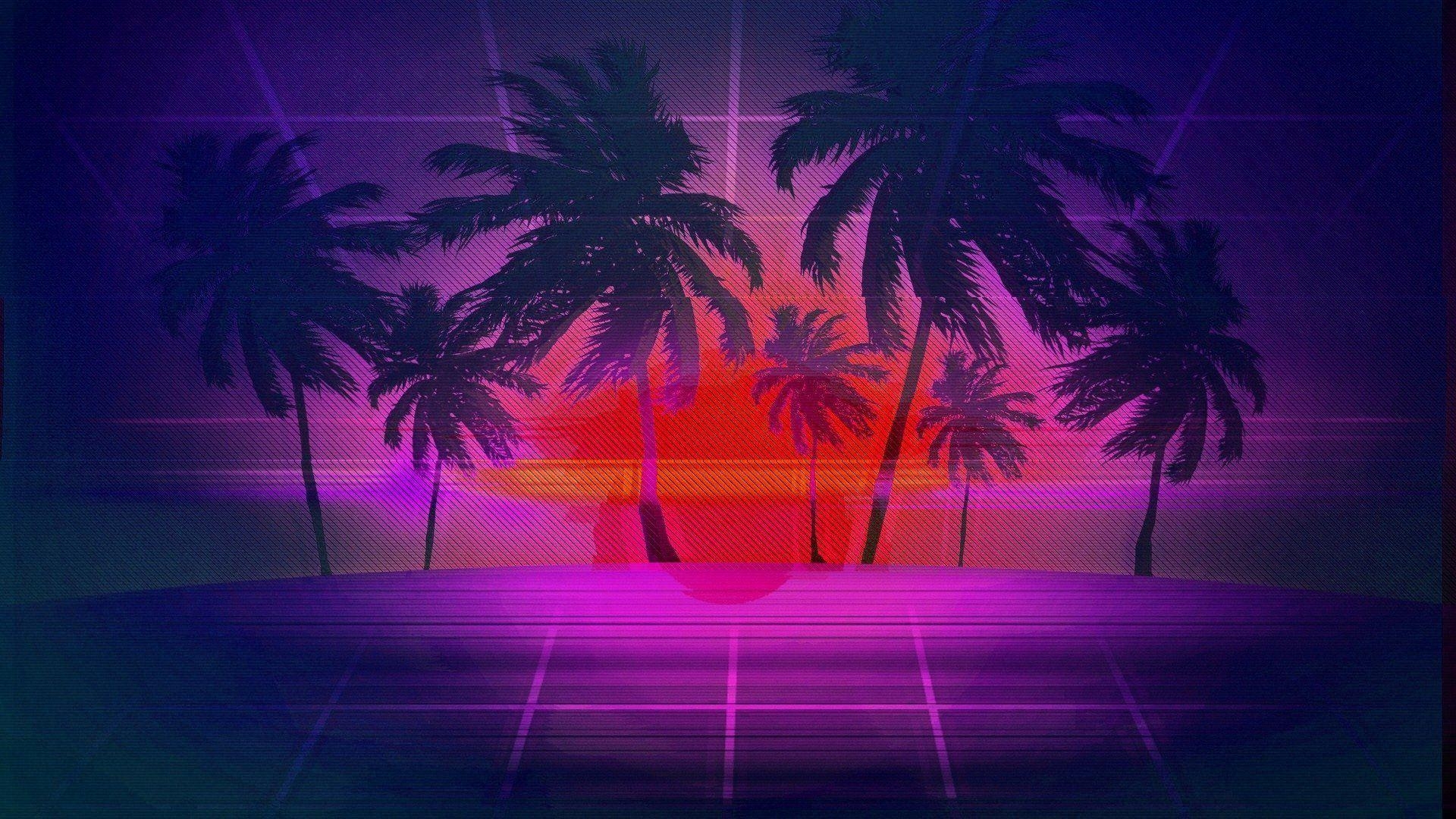 1920x1080 Vaporwave HD Wallpaper, Desktop