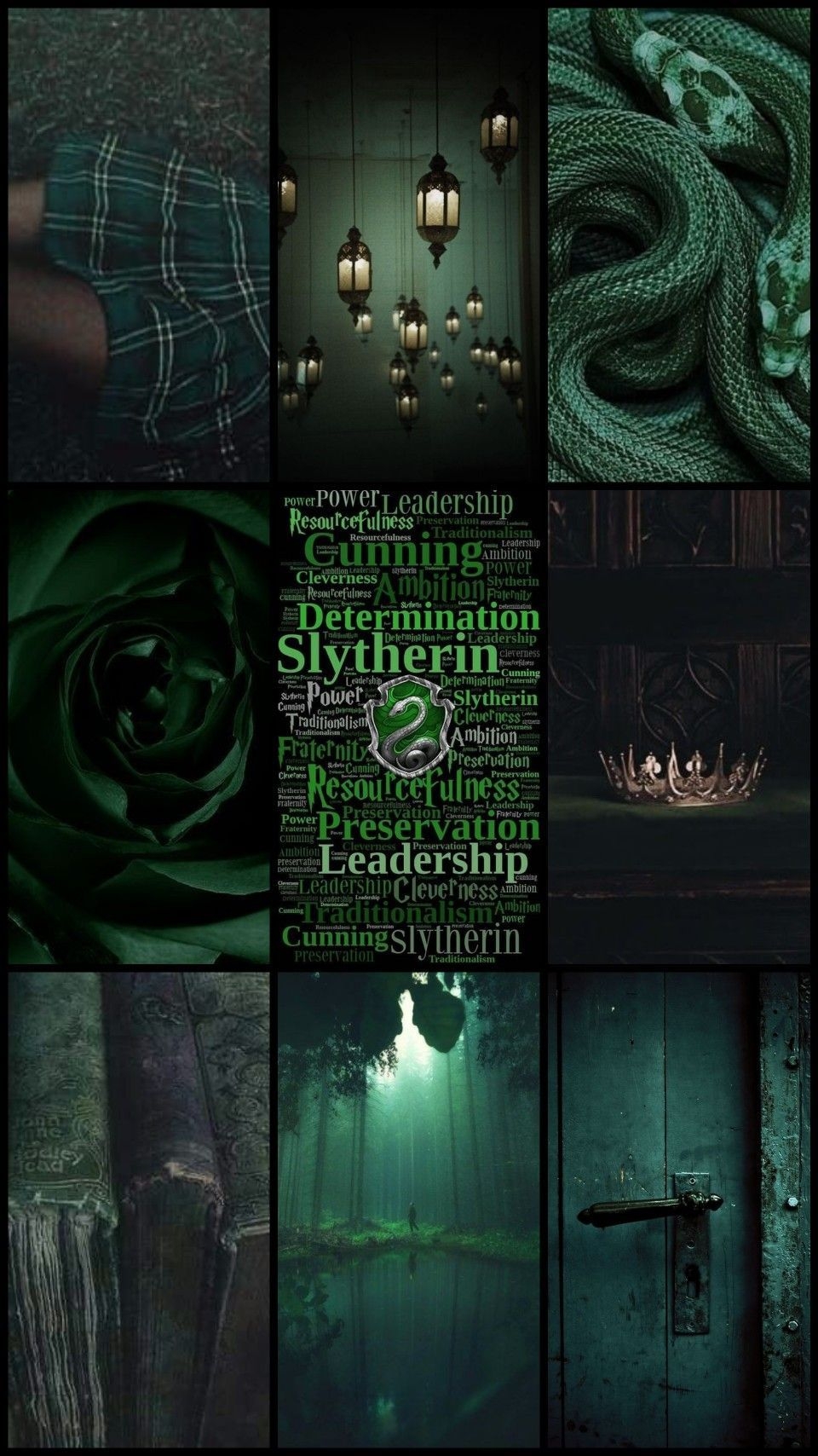 960x1710 Slytherin Harry Potter Dark green wallpaper aesthetic. Dark green wallpaper, Slytherin wallpaper, Dark green aesthetic, Phone