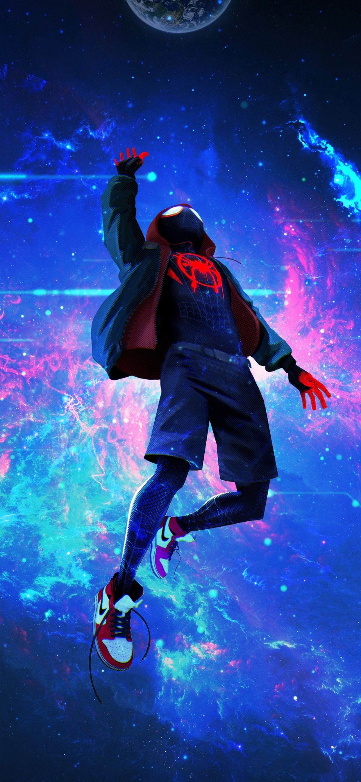 1250x2690 MIles Morales Spider Man Into The Spiderverse Wallpaper Phone, Phone