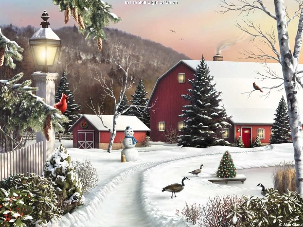 1030x770 Cozy Winter Scenes Wallpaper, Desktop