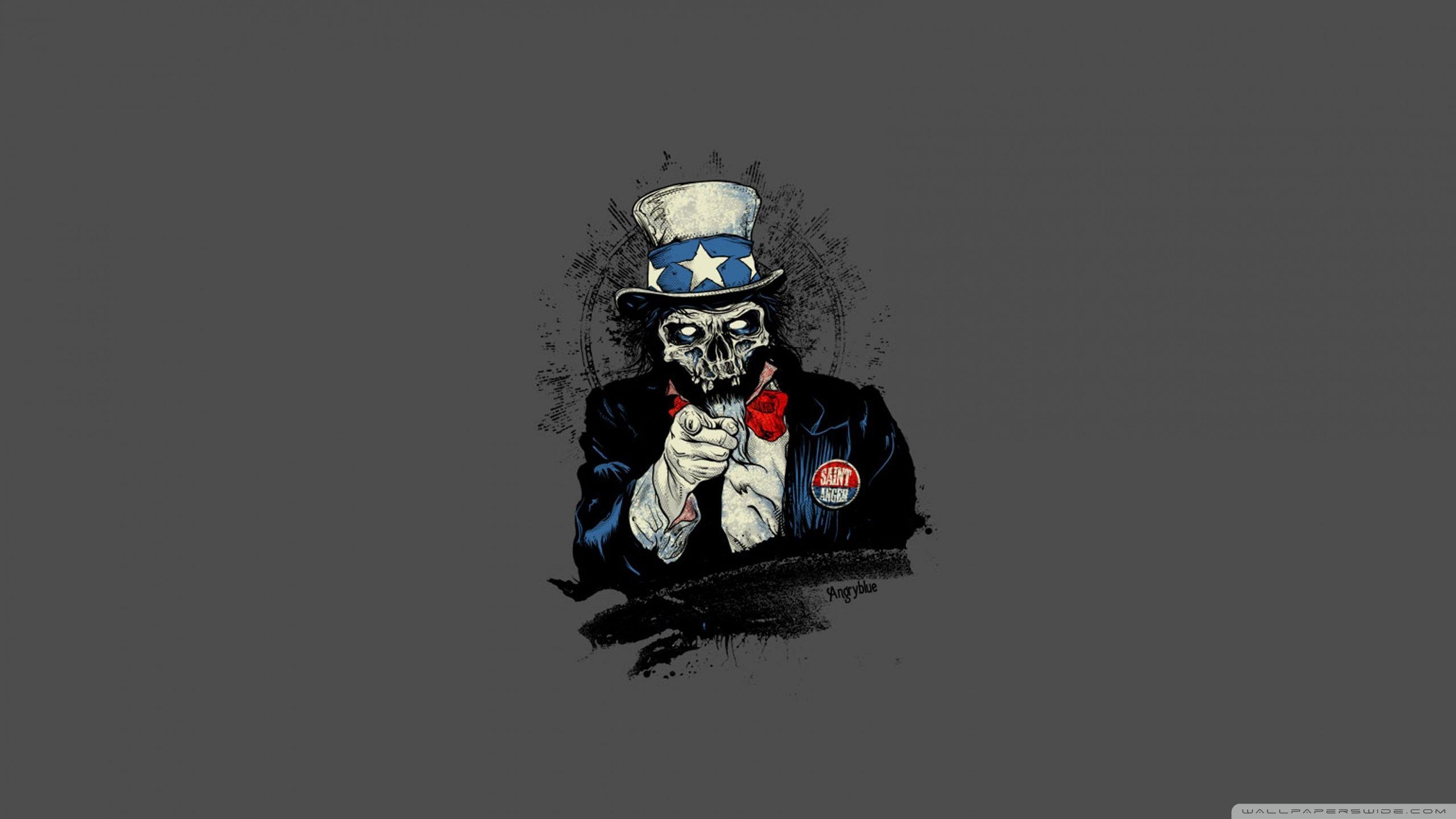 2560x1440 Uncle Sam Zombie HD desktop wallpaper, High Definition, Desktop