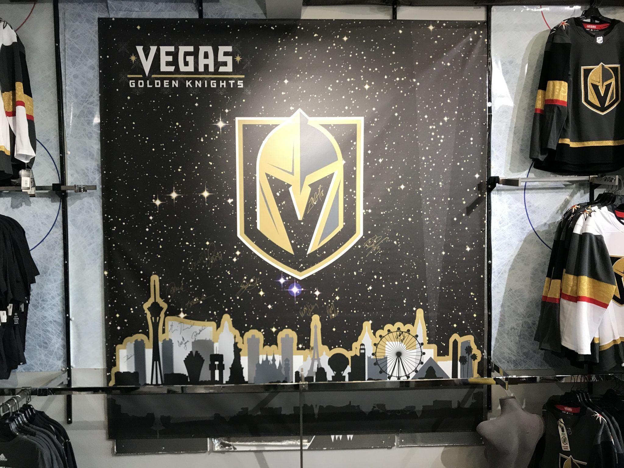 2050x1540 Bid On Signed Vegas Golden Knights Banner For Charity, Desktop