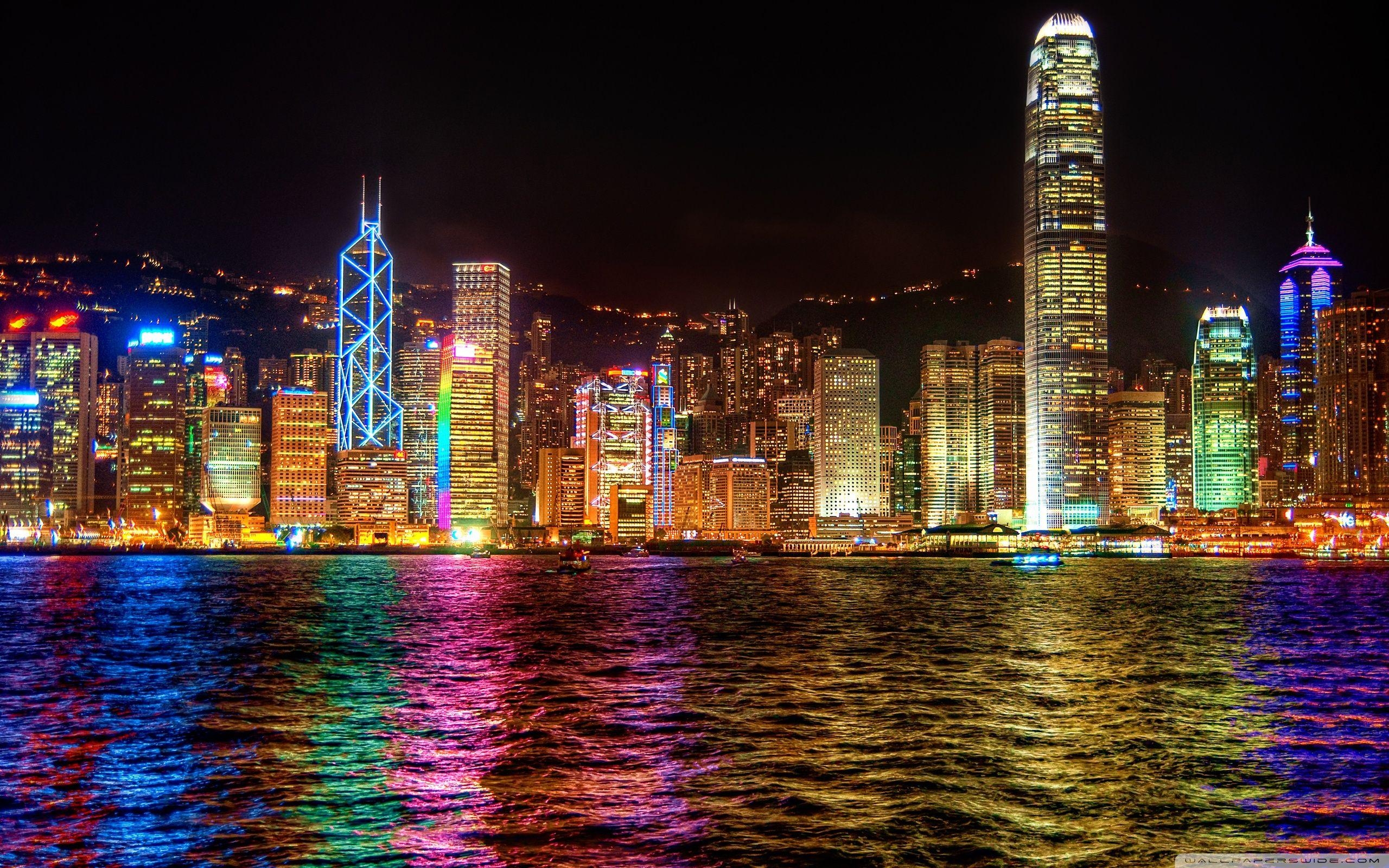 2560x1600 A Symphony of Lights Hong Kong ❤ 4K HD Desktop Wallpaper for 4K, Desktop